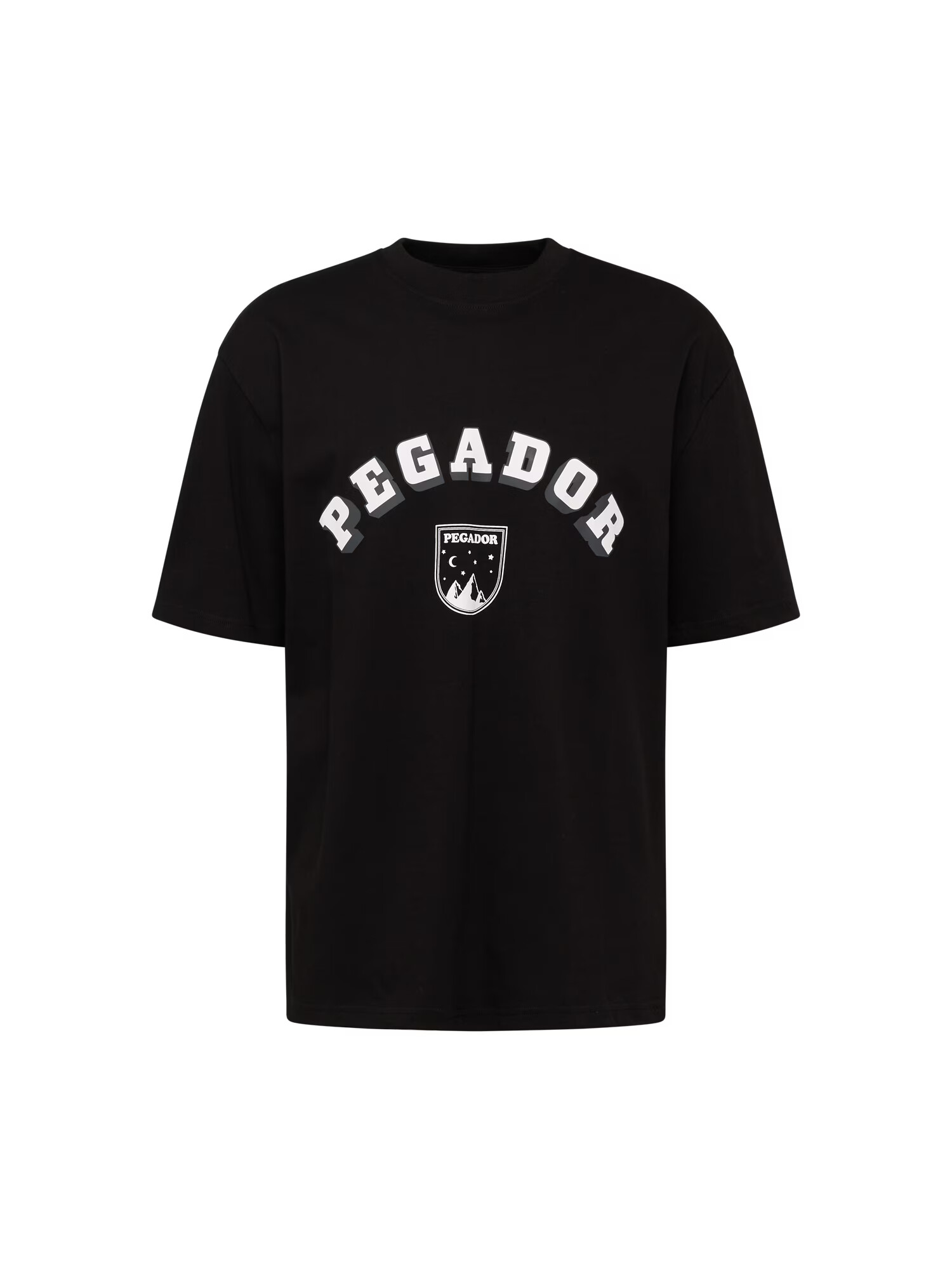 Pegador Tricou 'CANTON' negru / alb - Pled.ro