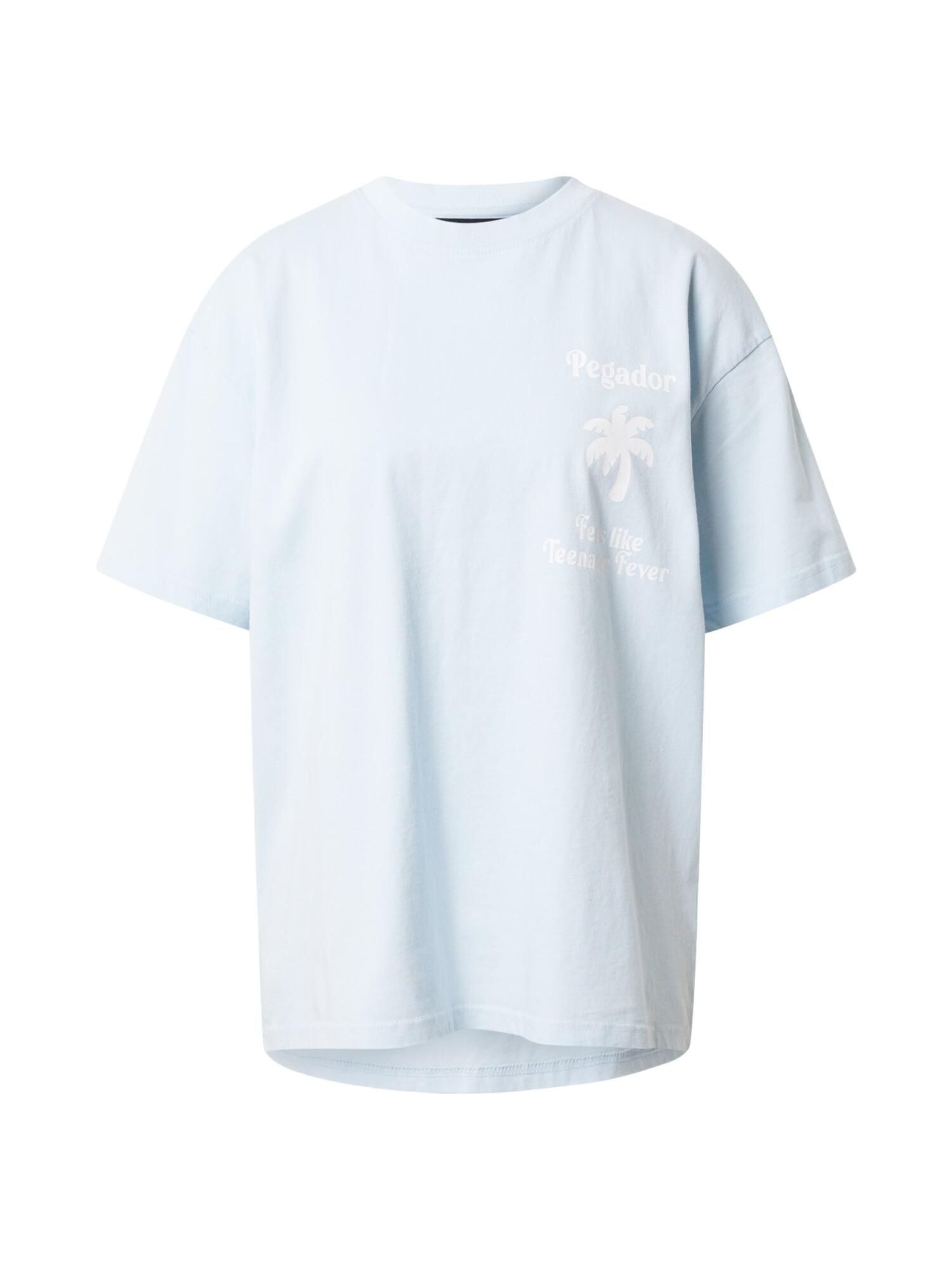 Pegador Tricou 'COLLINS' albastru pastel / alb - Pled.ro