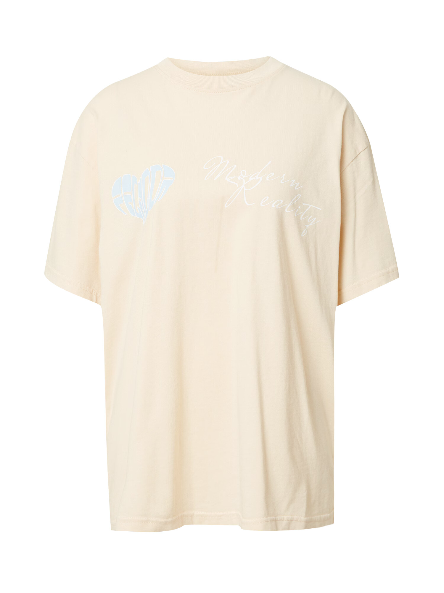 Pegador Tricou 'OCEAN DRIVE' albastru deschis / galben pastel / alb - Pled.ro