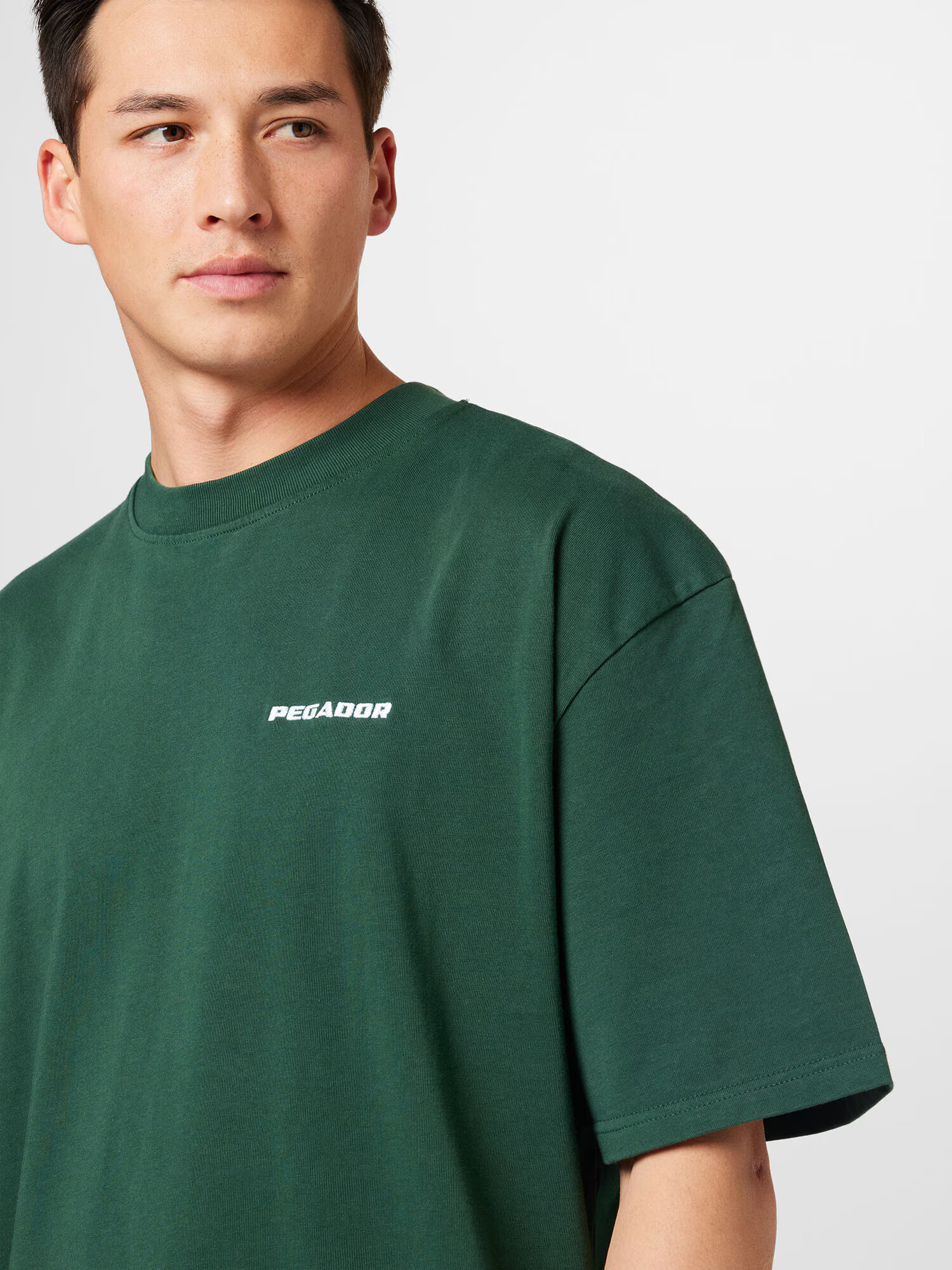 Pegador Tricou verde / alb - Pled.ro