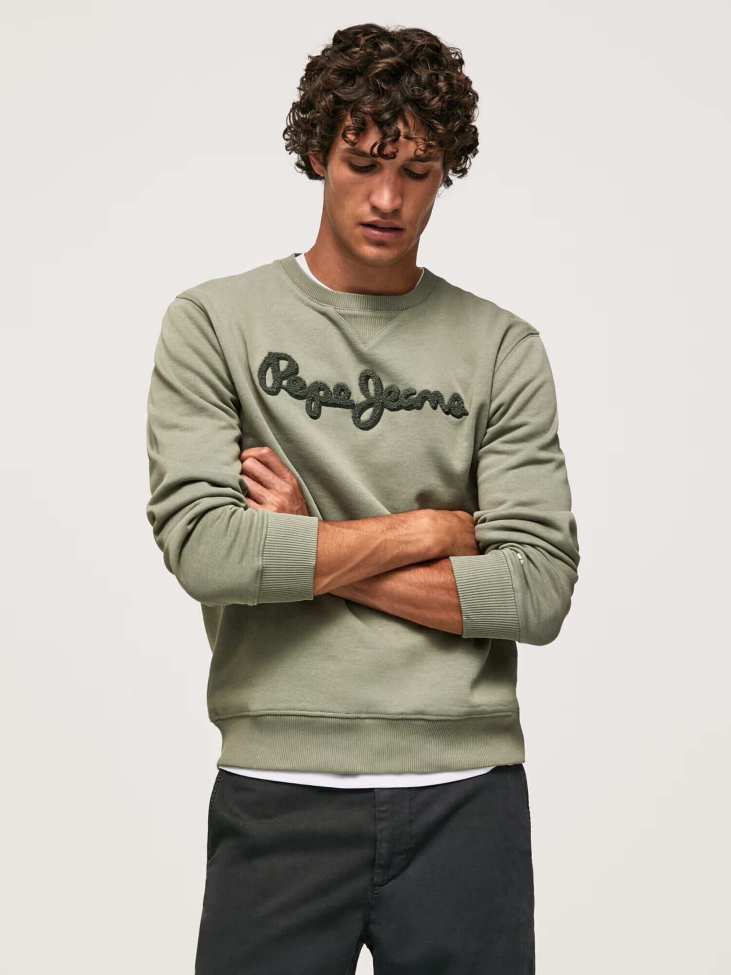 Pepe Jeans Bluză de molton 'Ryan' verde deschis / verde închis - Pled.ro