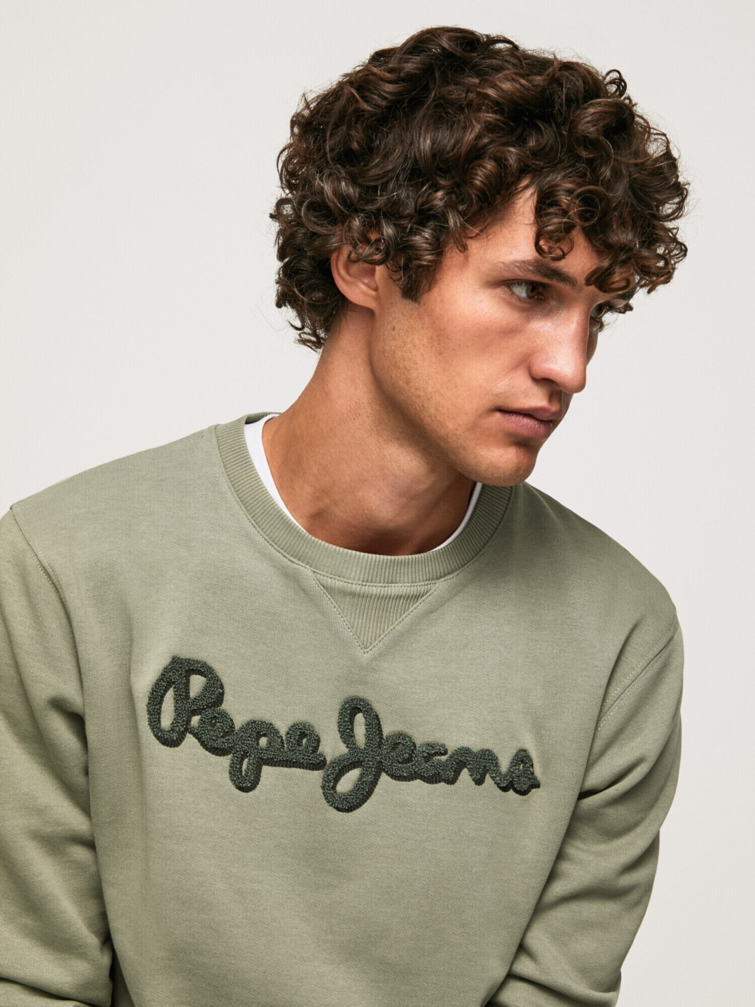 Pepe Jeans Bluză de molton 'Ryan' verde deschis / verde închis - Pled.ro