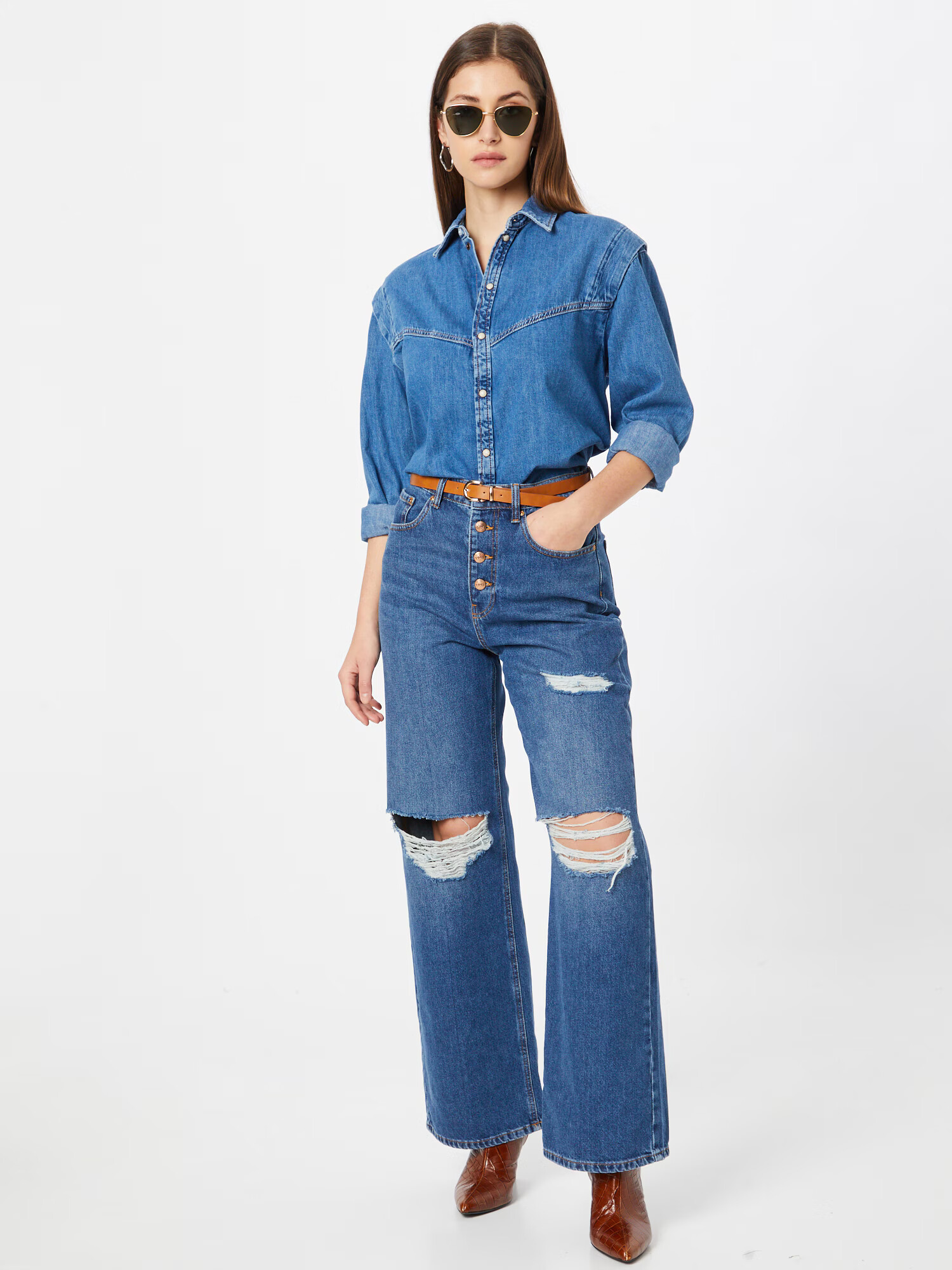 Pepe Jeans Bluză 'EVE' albastru denim - Pled.ro