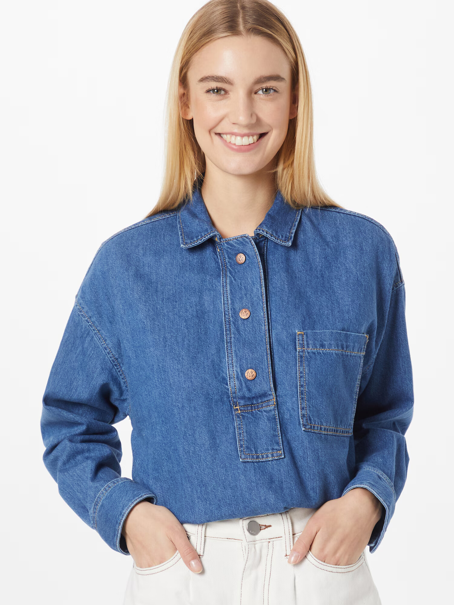 Pepe Jeans Bluză 'RILEY' albastru denim - Pled.ro