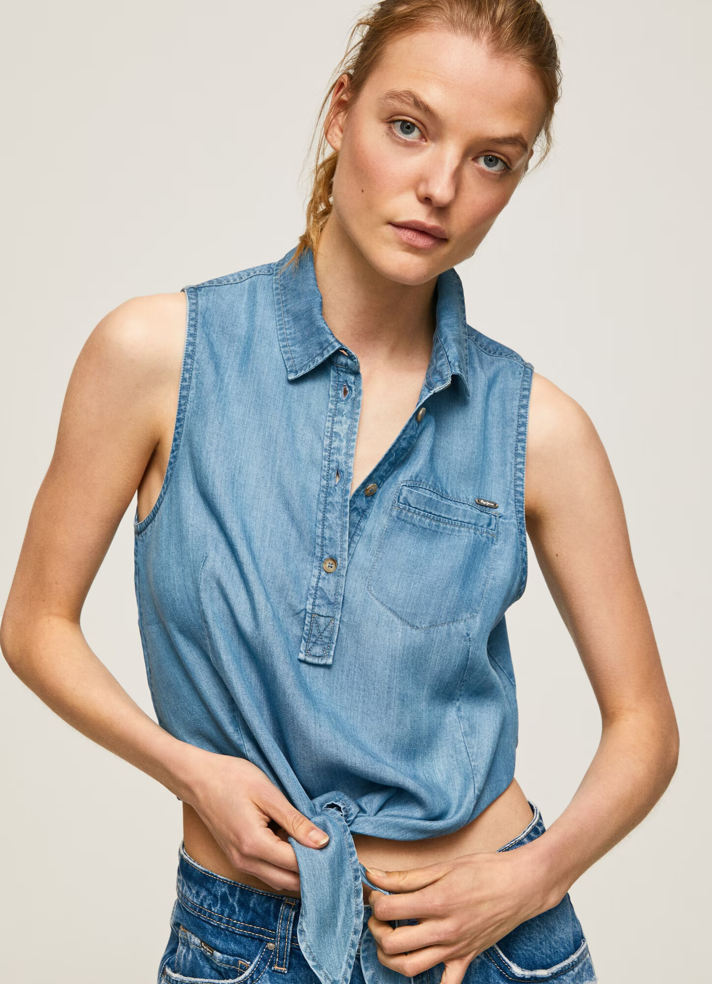 Pepe Jeans Bluză 'Winona' albastru denim - Pled.ro