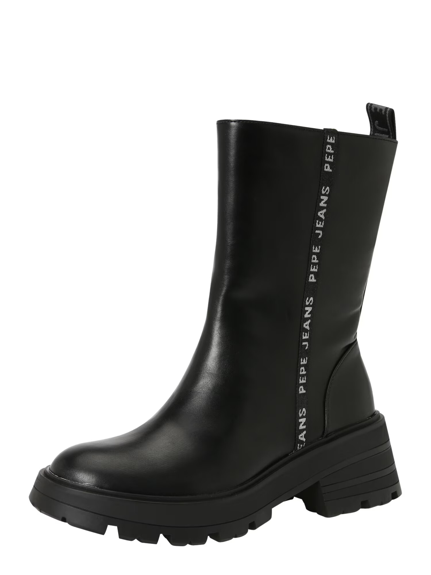 Pepe Jeans Botine 'SODA BASS' negru / alb - Pled.ro