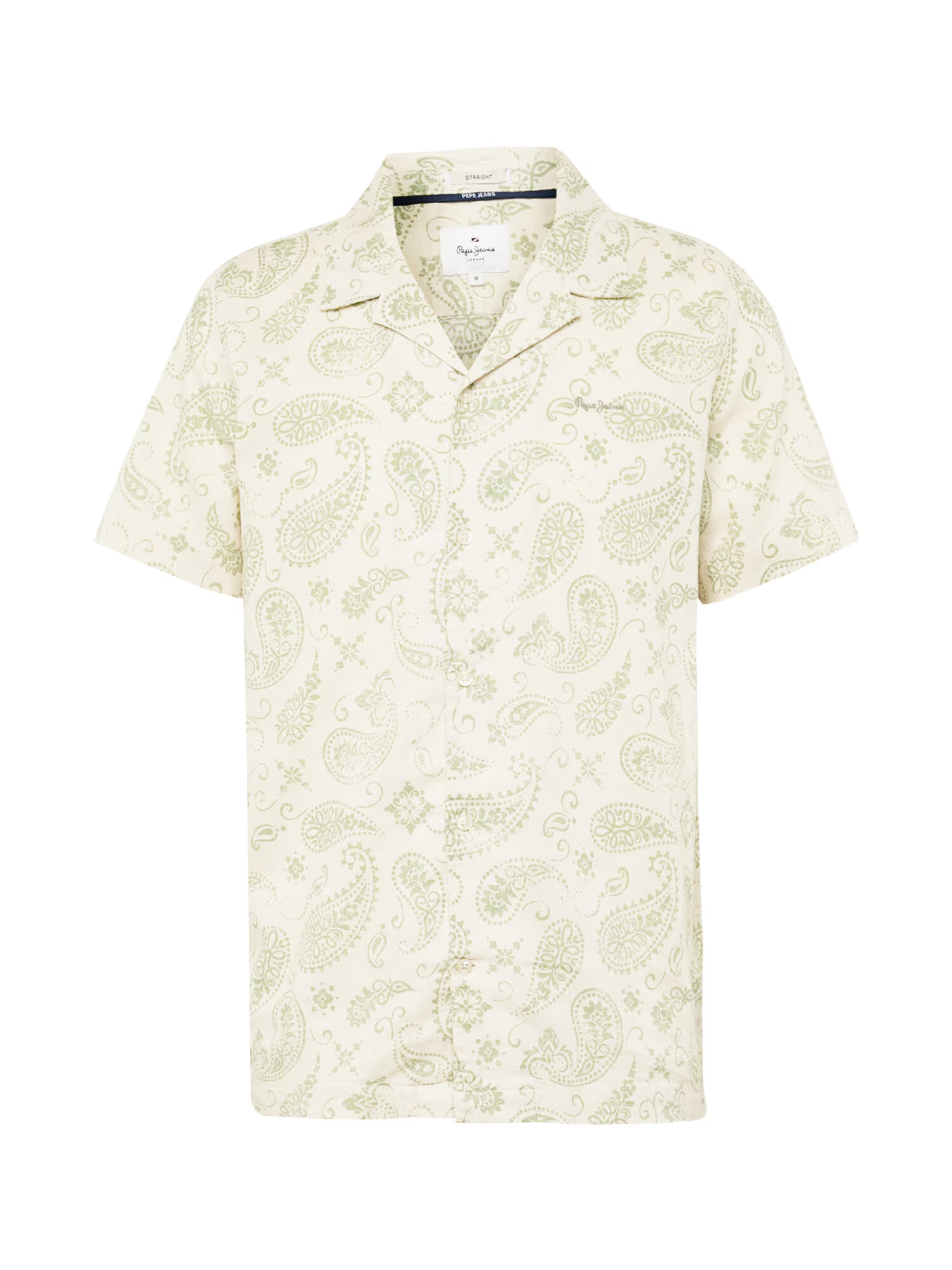 Pepe Jeans Cămașă 'CASEY' fildeş / verde pastel - Pled.ro