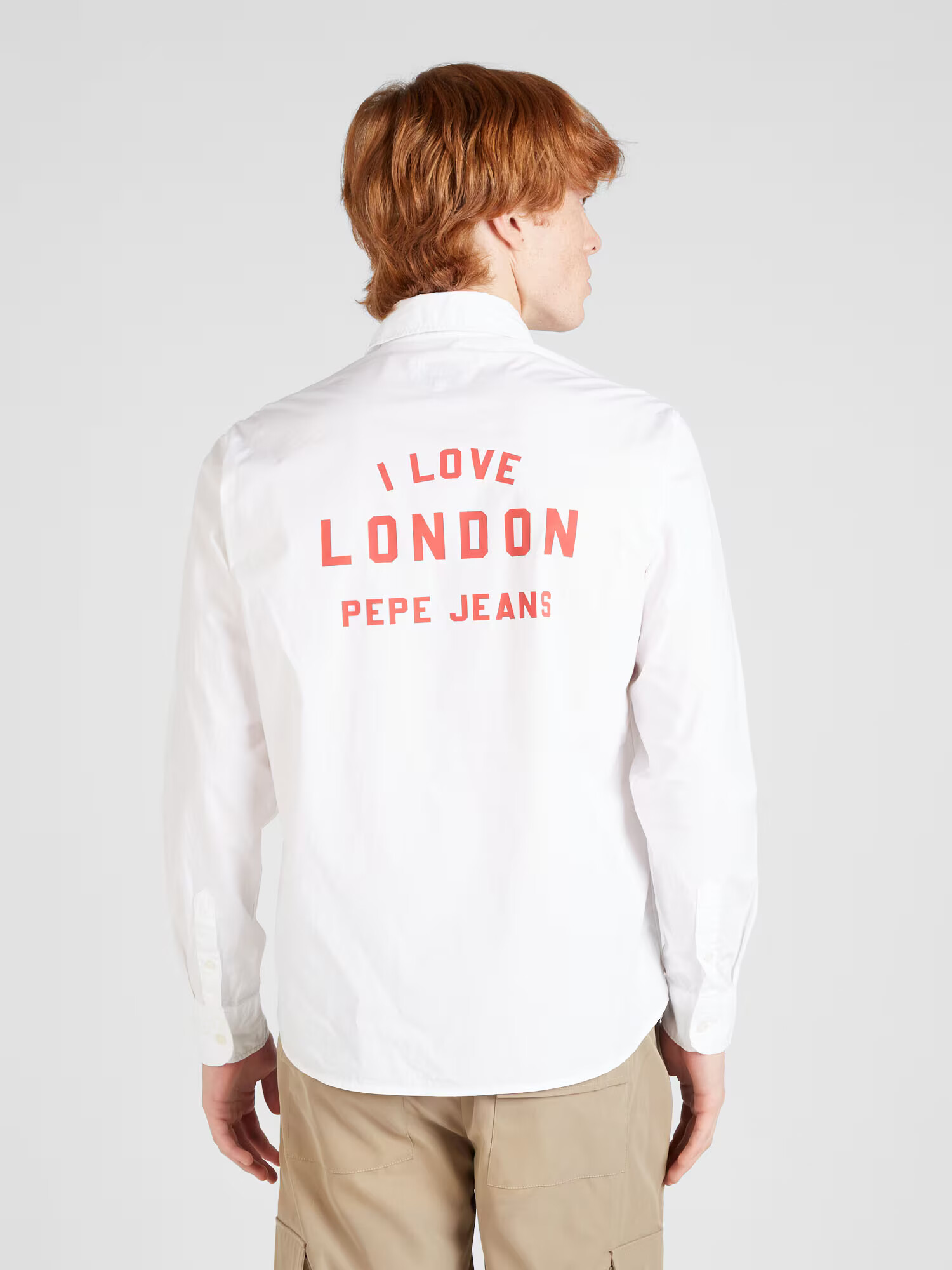 Pepe Jeans Cămașă corai / alb - Pled.ro