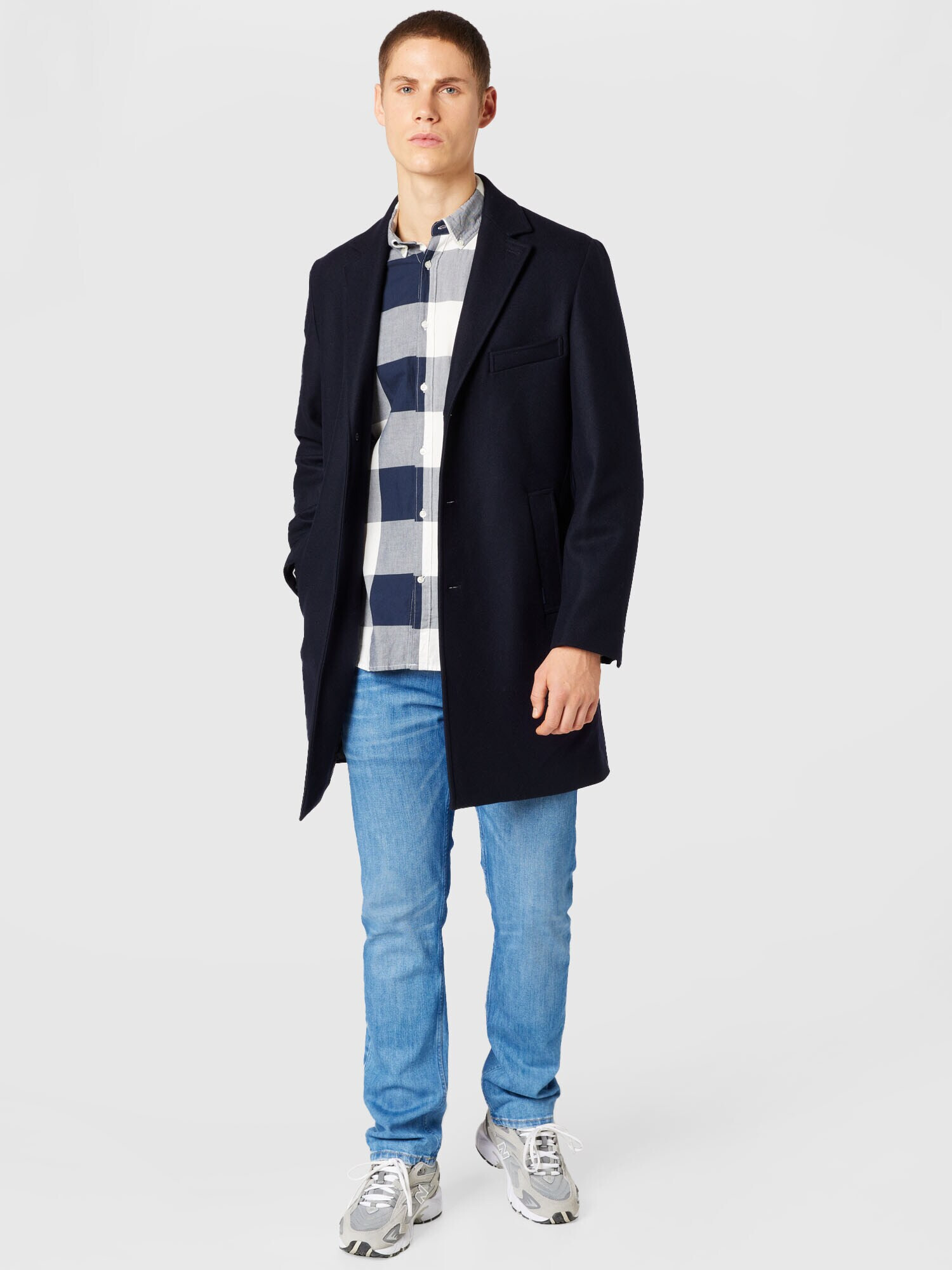 Pepe Jeans Cămașă 'FELIX' bleumarin / albastru porumbel / alb - Pled.ro