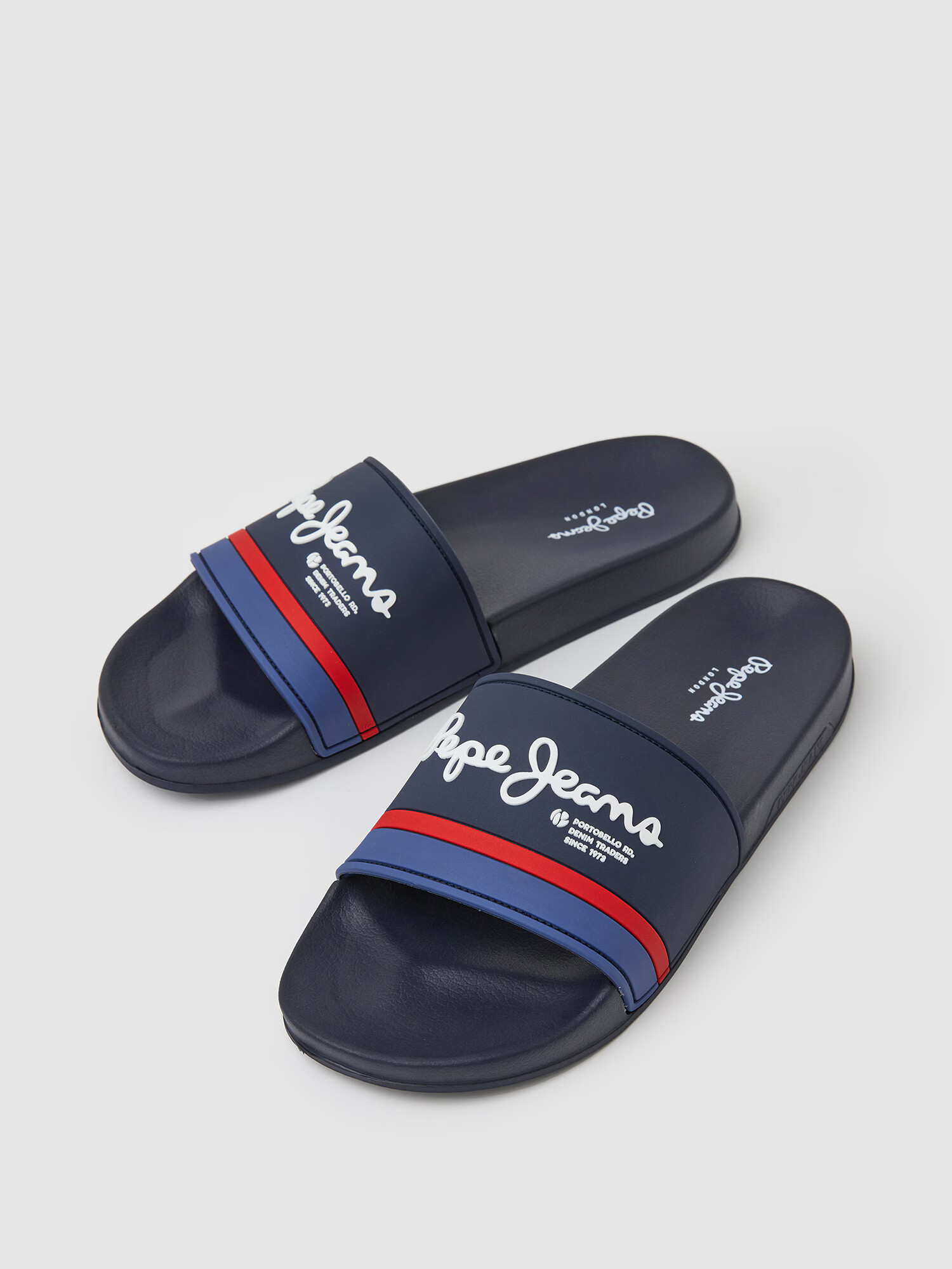 Pepe Jeans Flip-flops bleumarin / roșu / alb - Pled.ro