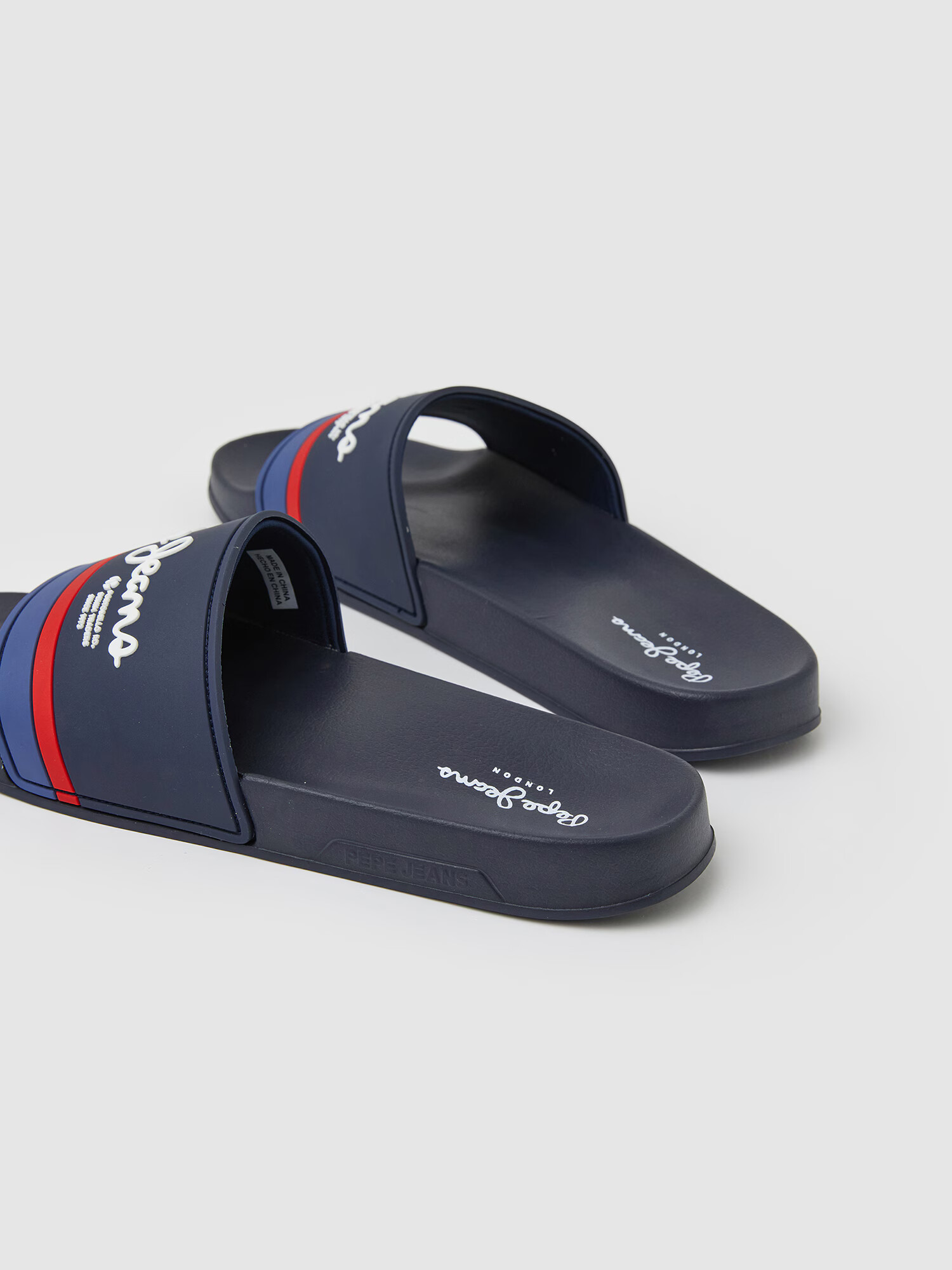 Pepe Jeans Flip-flops bleumarin / roșu / alb - Pled.ro