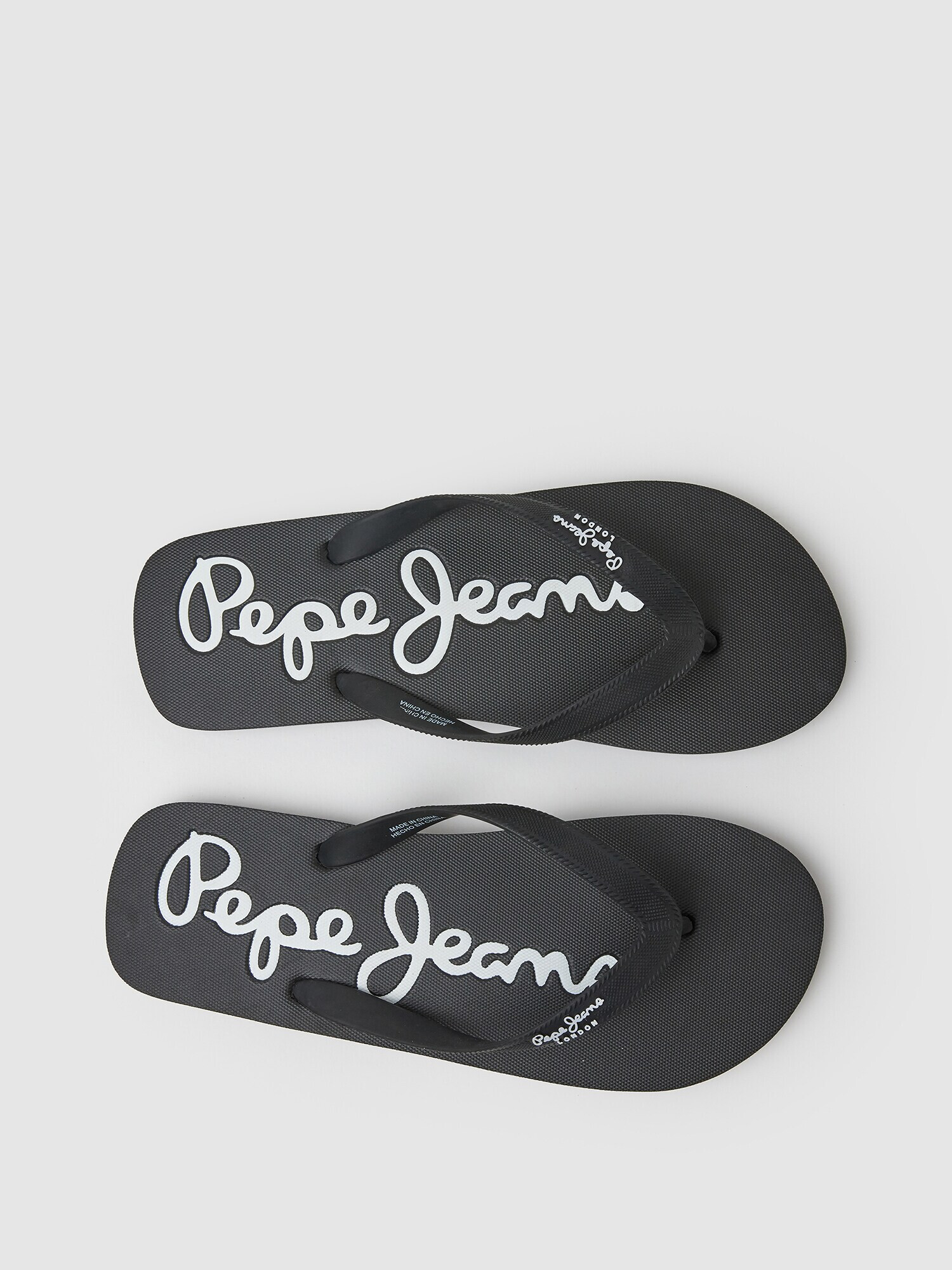 Pepe Jeans Flip-flops negru / alb - Pled.ro