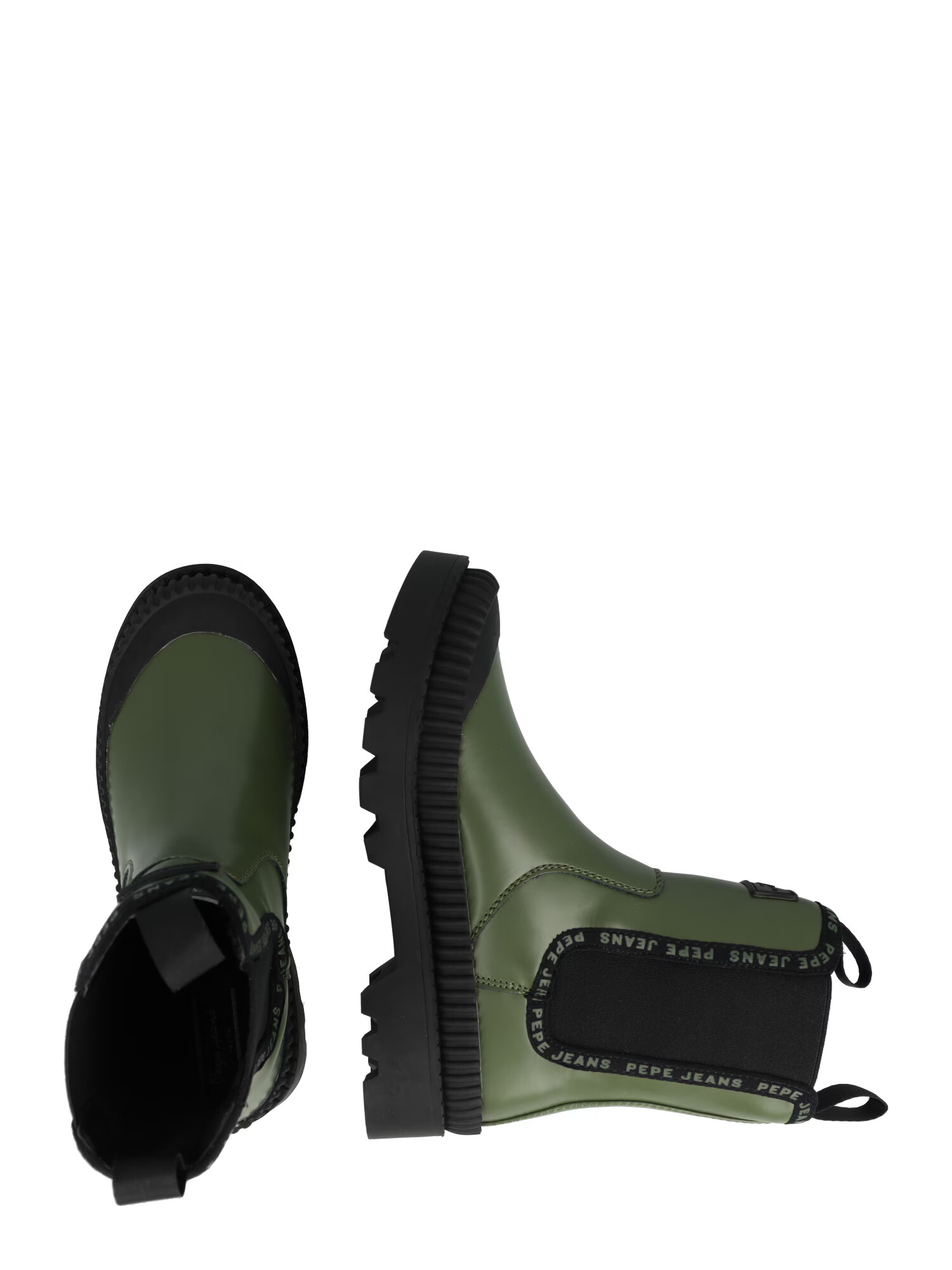 Pepe Jeans Ghete chelsea verde / negru - Pled.ro