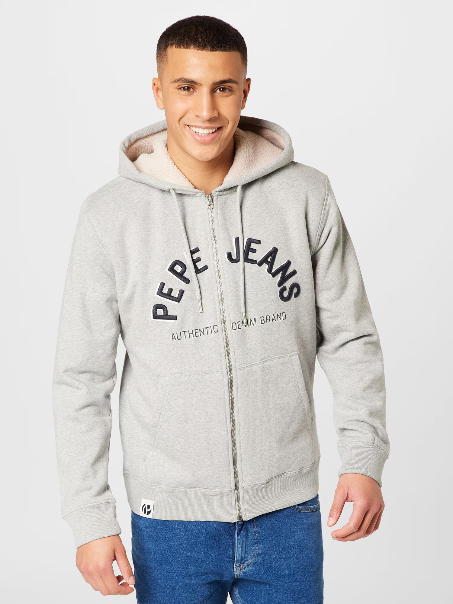 Pepe Jeans Hanorac 'Pace' bleumarin / gri - Pled.ro