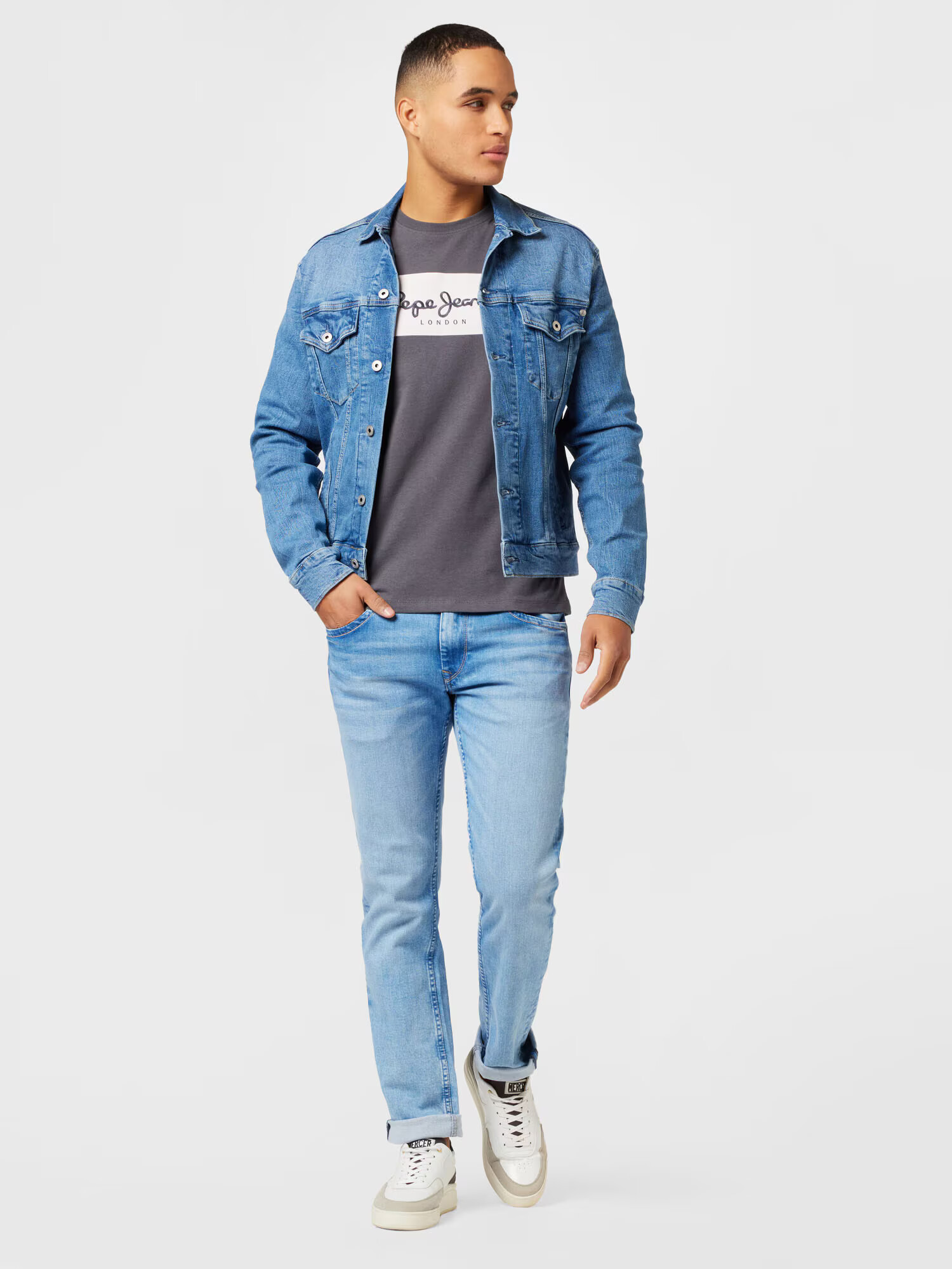 Pepe Jeans Jeans 'CASH' albastru deschis - Pled.ro