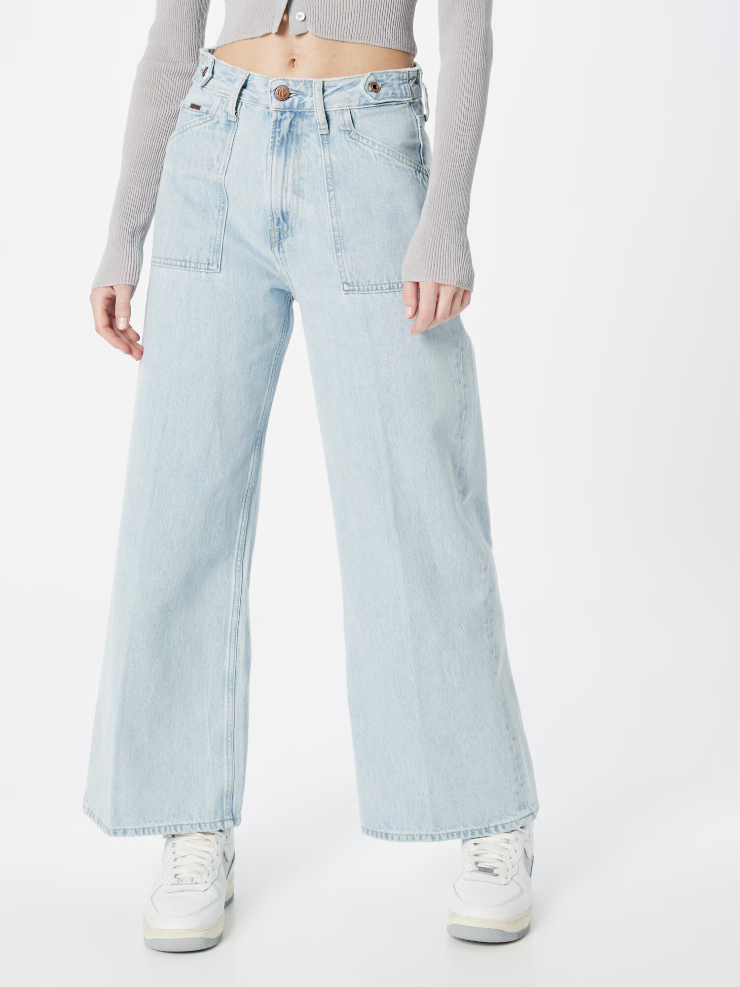 Pepe Jeans Jeans 'FEBEE' albastru deschis - Pled.ro