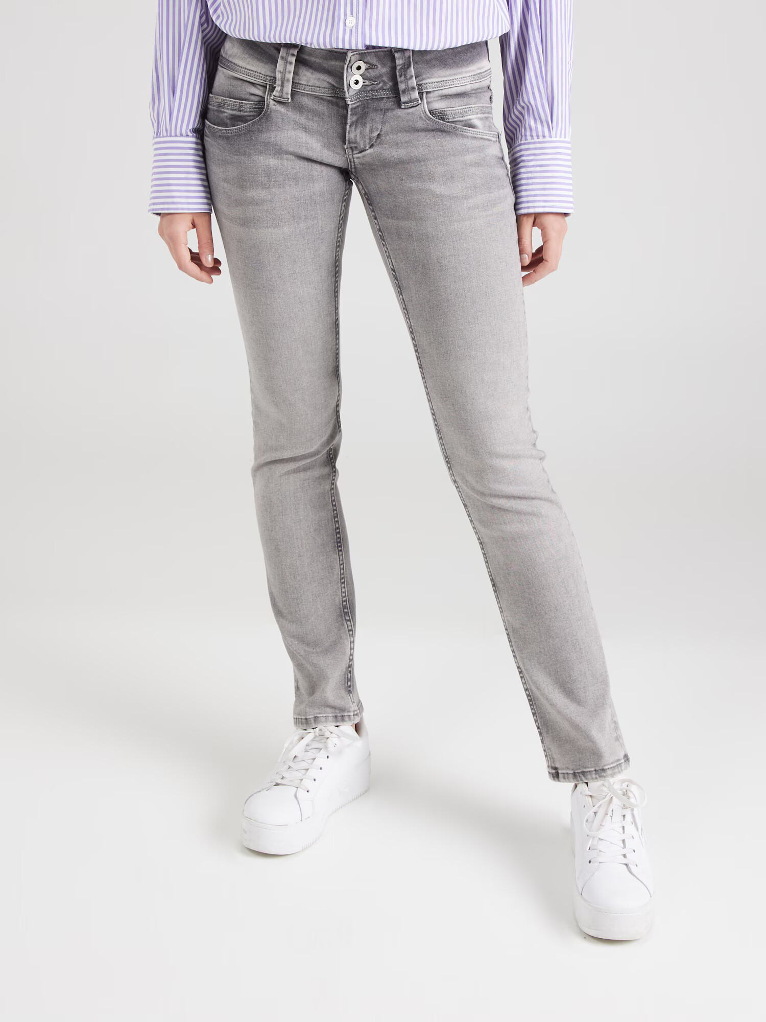 Pepe Jeans Jeans gri denim - Pled.ro