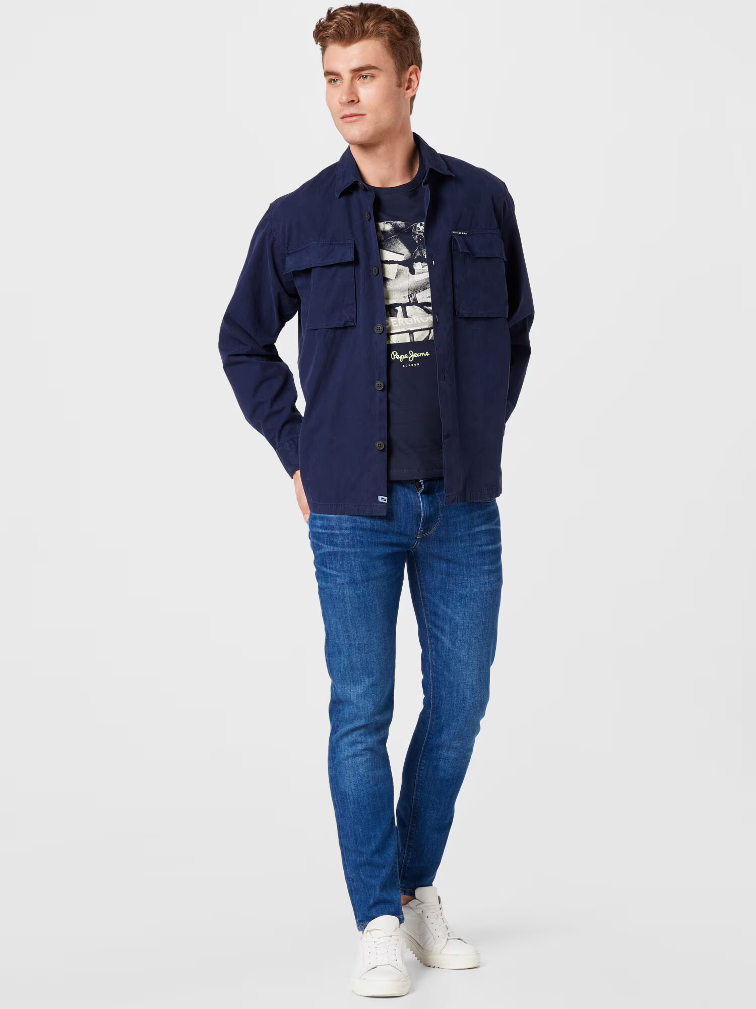 Pepe Jeans Jeans 'Hatch' albastru denim - Pled.ro