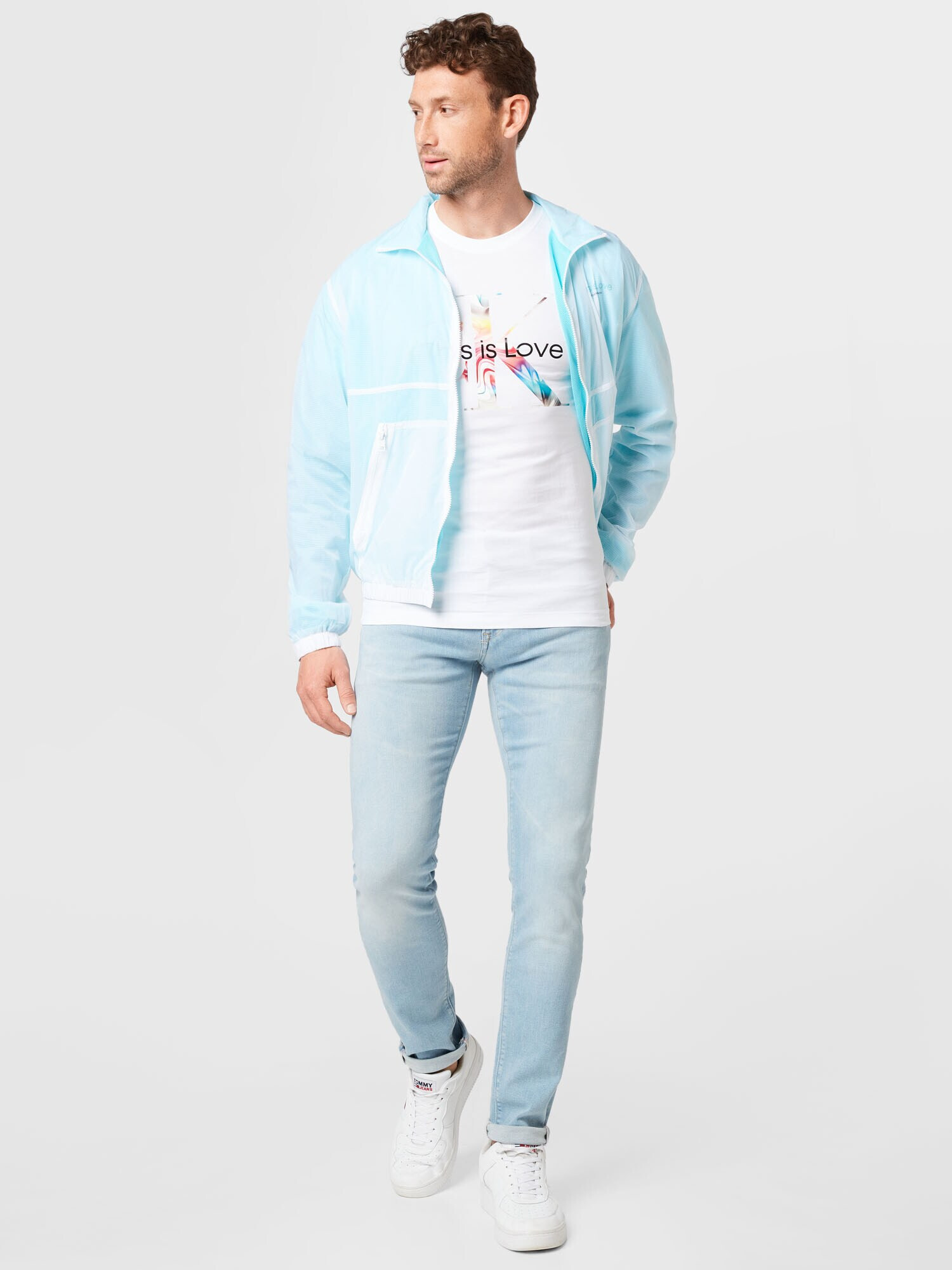 Pepe Jeans Jeans 'HATCH' albastru deschis - Pled.ro