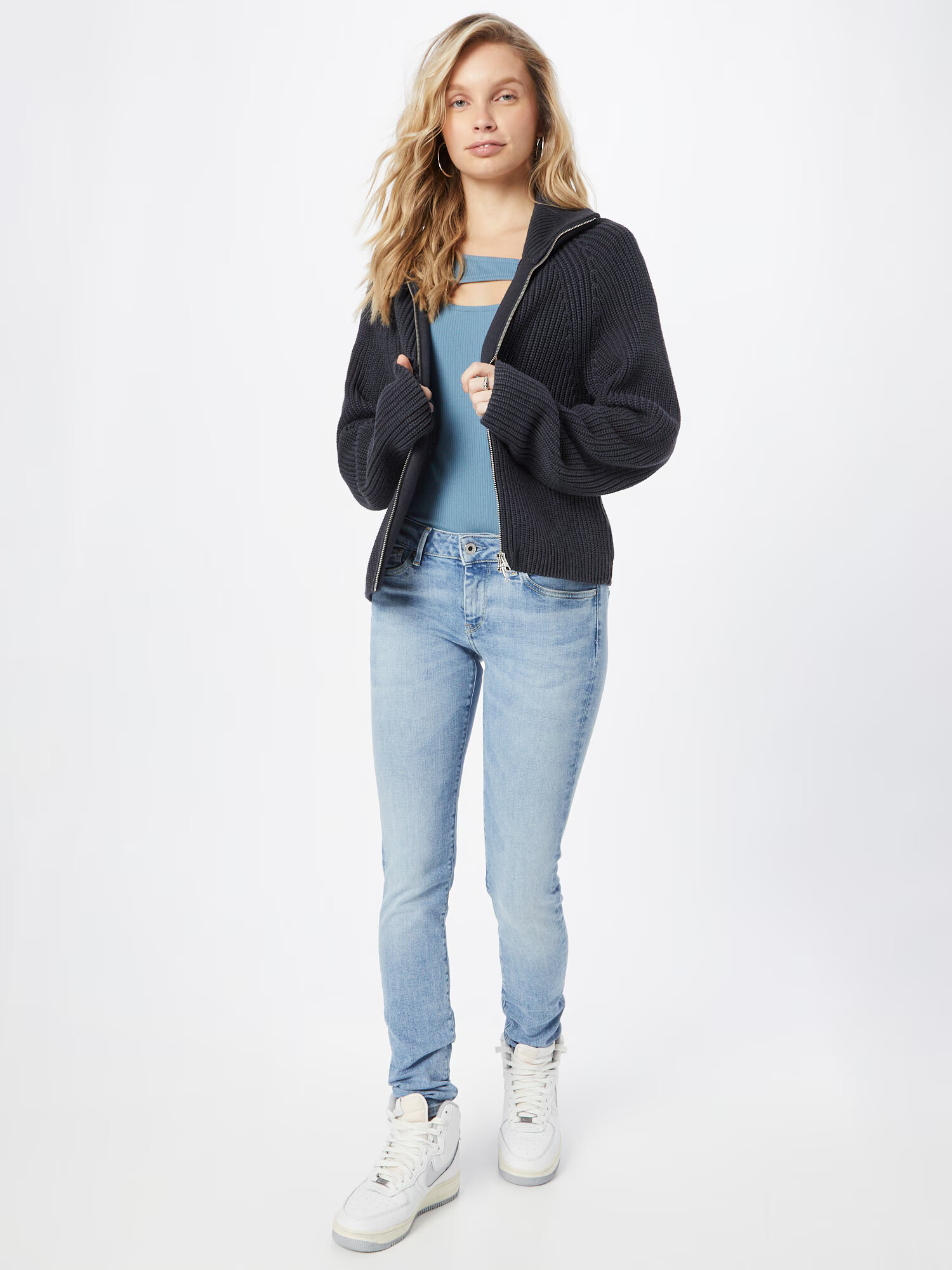 Pepe Jeans Jeans 'Pixie' albastru denim - Pled.ro