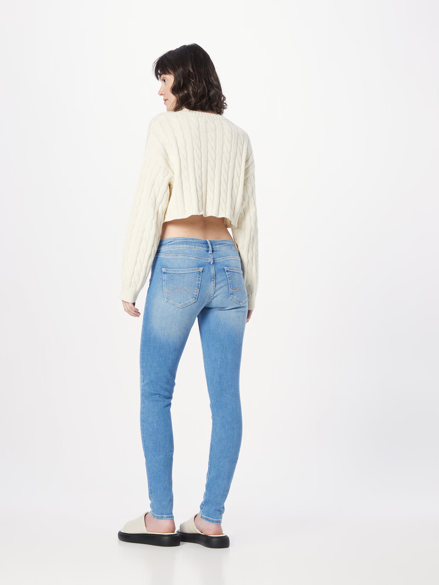 Pepe Jeans Jeans 'Pixie' albastru deschis - Pled.ro