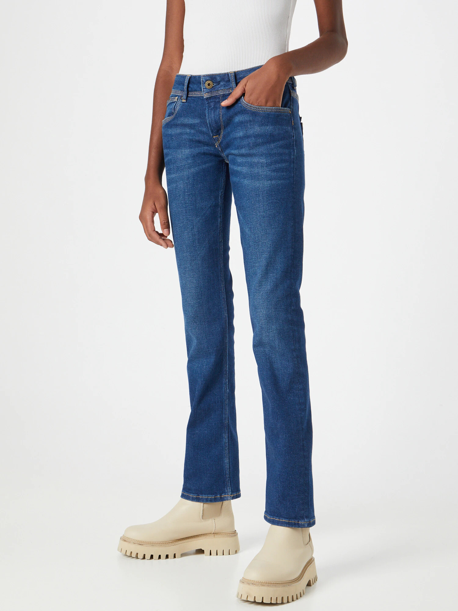 Pepe Jeans Jeans 'Saturn' albastru denim - Pled.ro