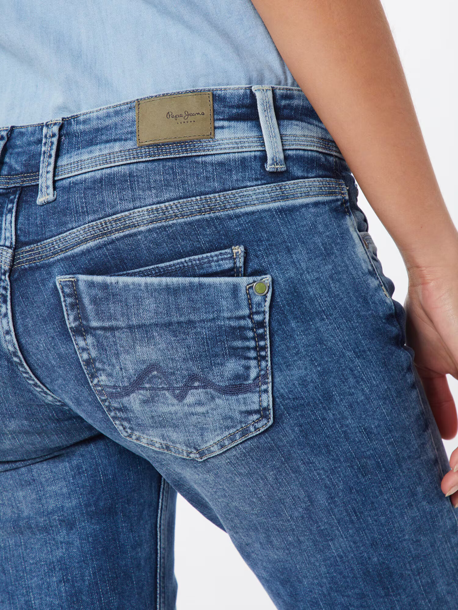 Pepe Jeans Jeans 'Saturn' albastru denim - Pled.ro