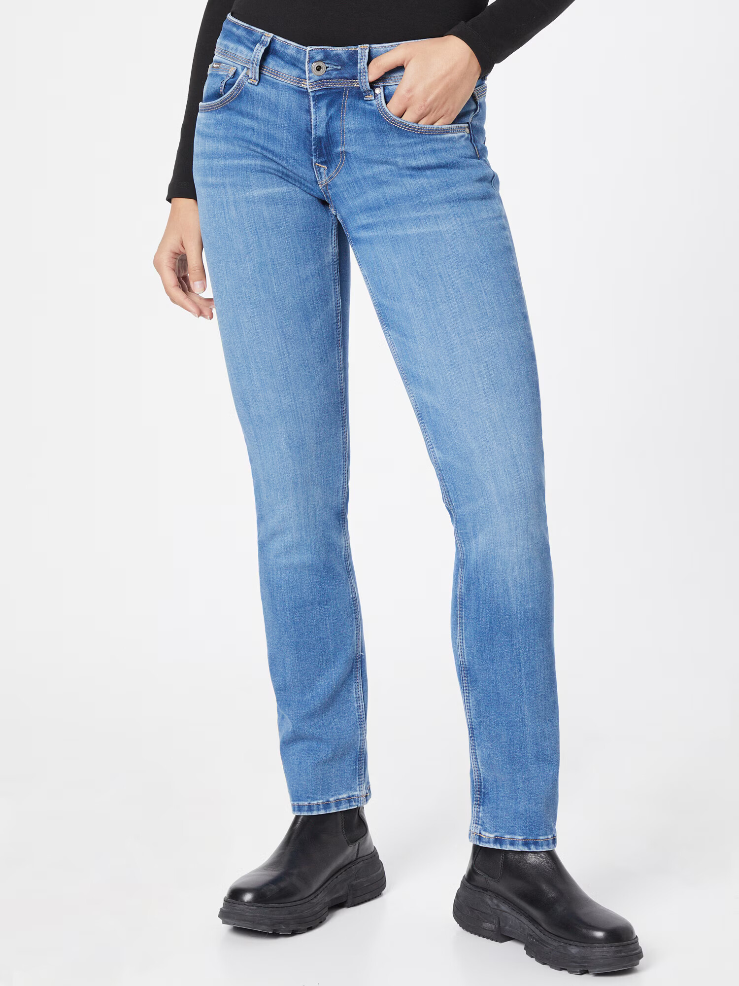 Pepe Jeans Jeans 'Saturn' albastru deschis - Pled.ro