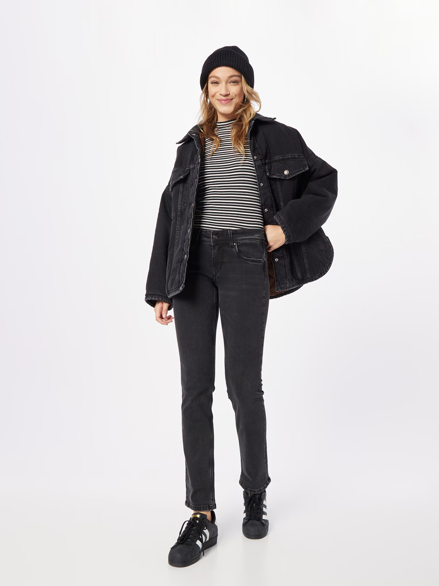 Pepe Jeans Jeans 'SATURN' negru denim - Pled.ro