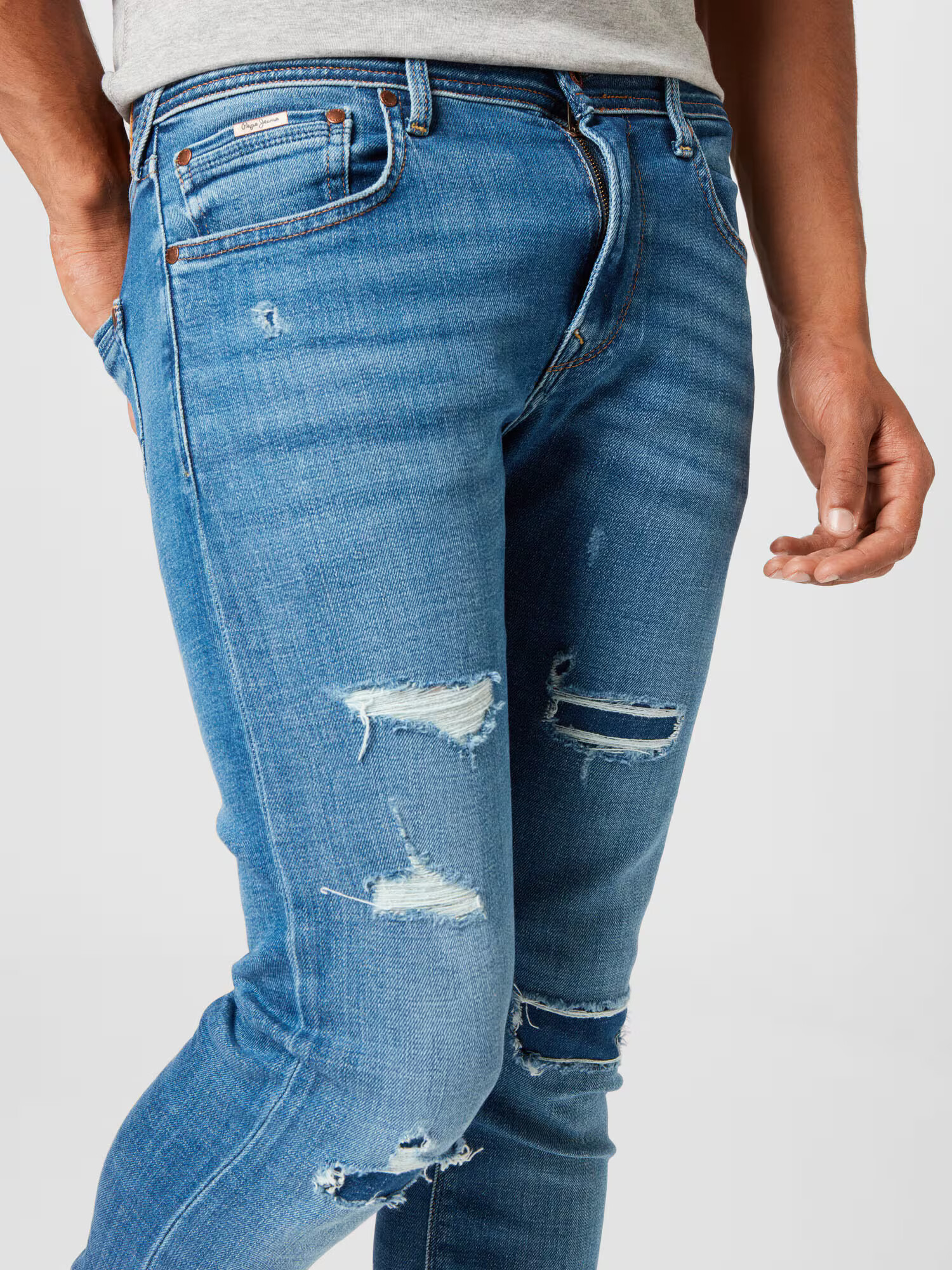 Pepe Jeans Jeans 'STANLEY' albastru denim - Pled.ro