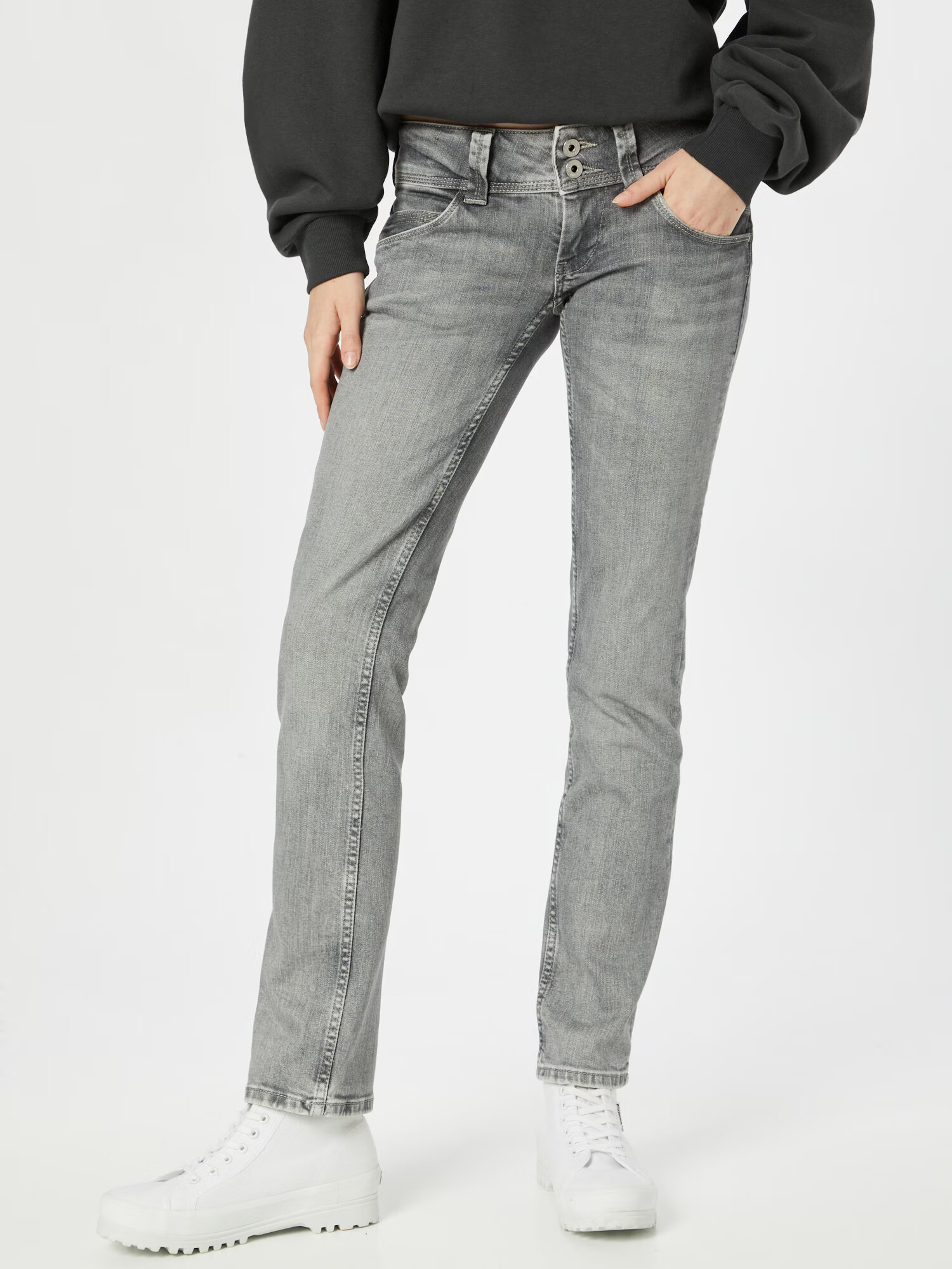 Pepe Jeans Jeans 'Venus' gri denim - Pled.ro