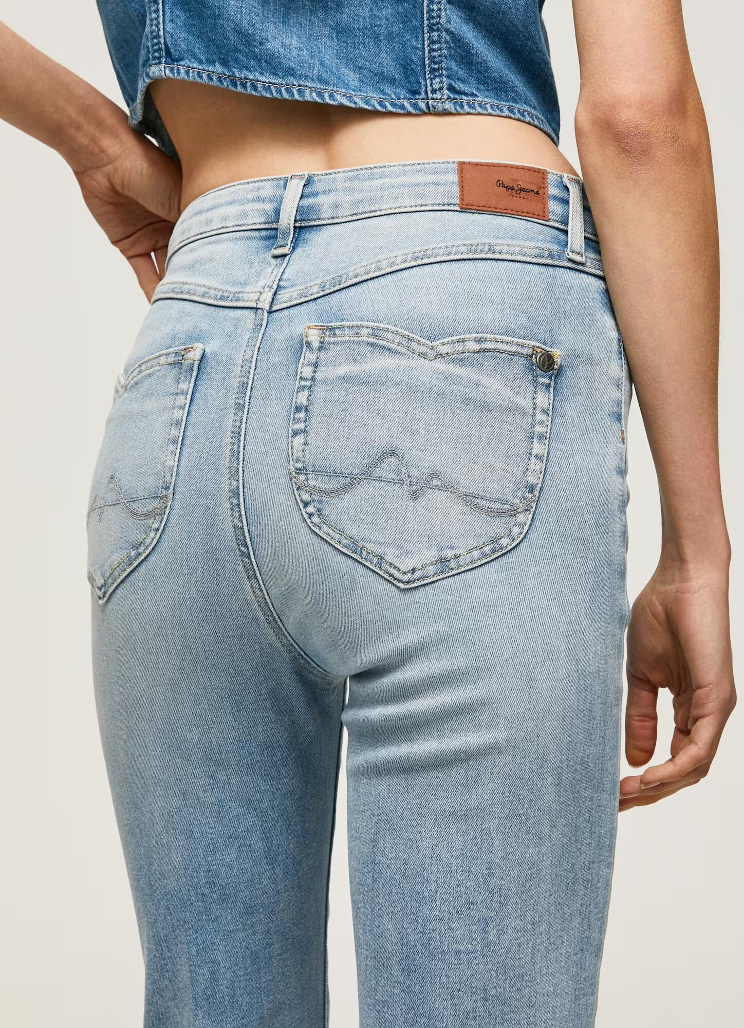 Pepe Jeans Jeans 'Willa' albastru denim - Pled.ro