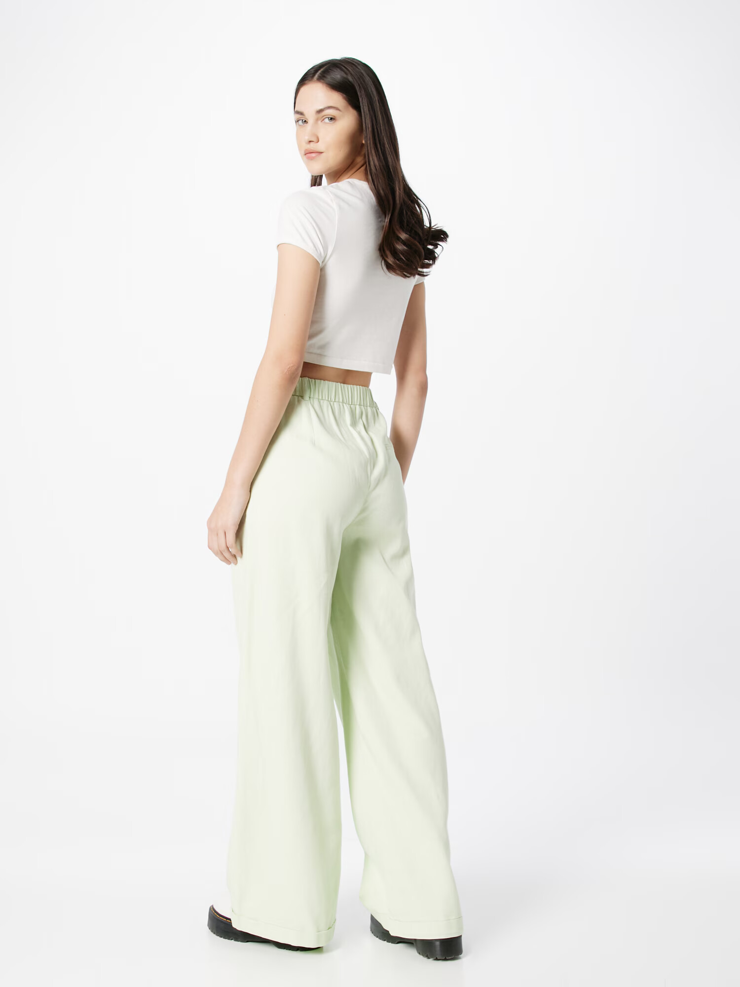 Pepe Jeans Pantaloni cu dungă 'Monna' verde pastel - Pled.ro