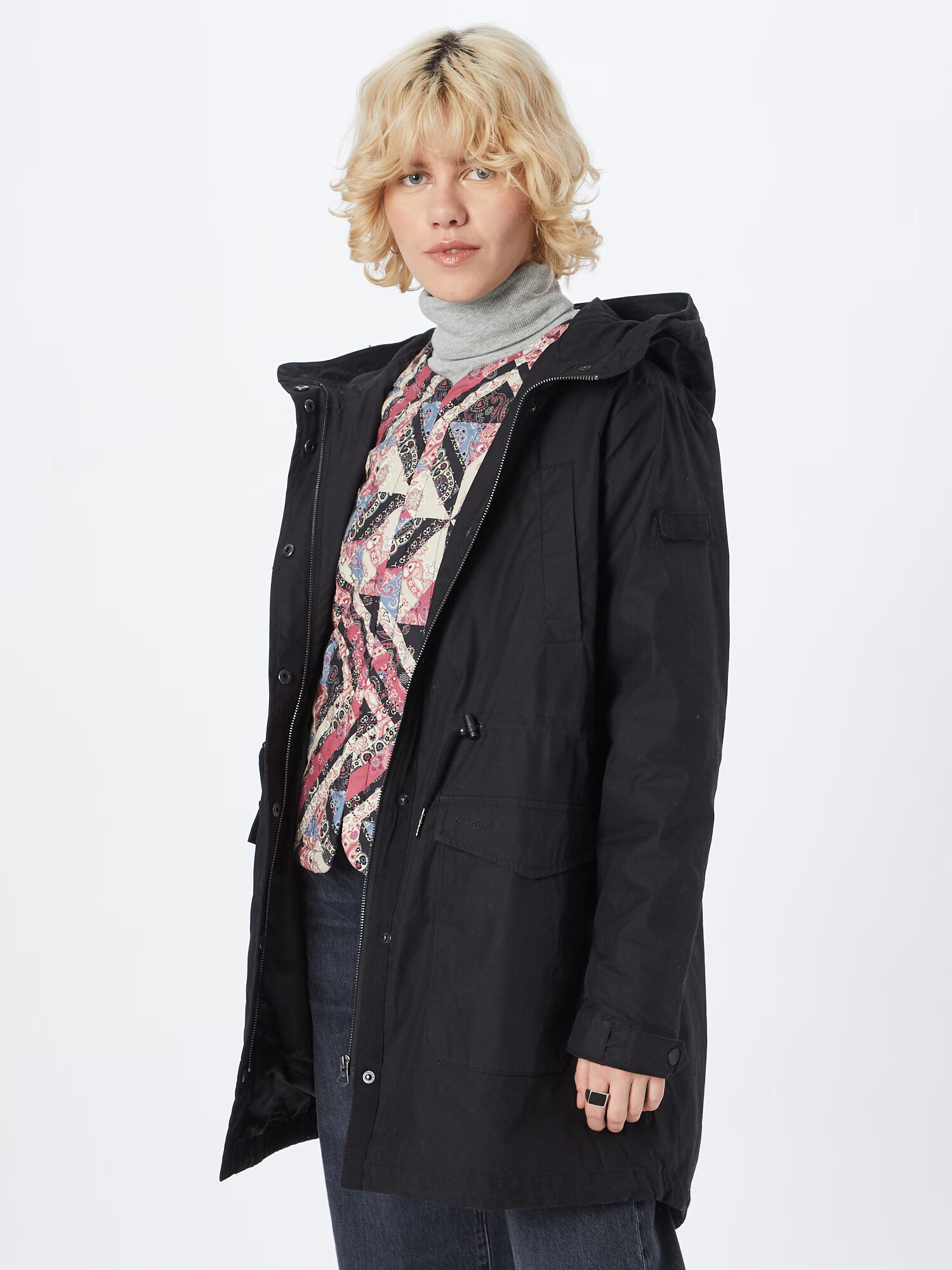 Pepe Jeans Parka de iarnă 'ROONEY' negru - Pled.ro