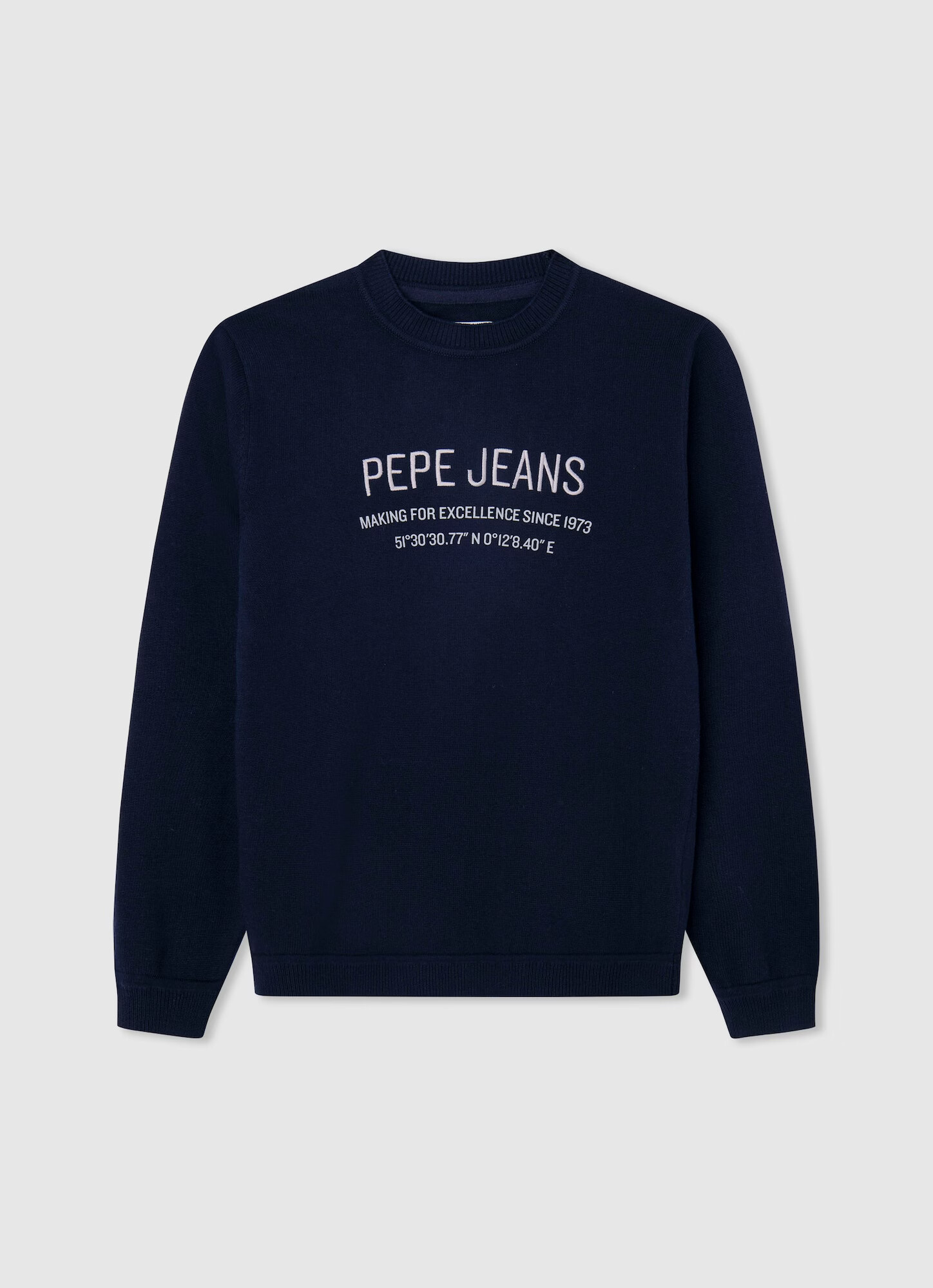 Pepe Jeans Pulover 'KEOPS' bleumarin / alb - Pled.ro