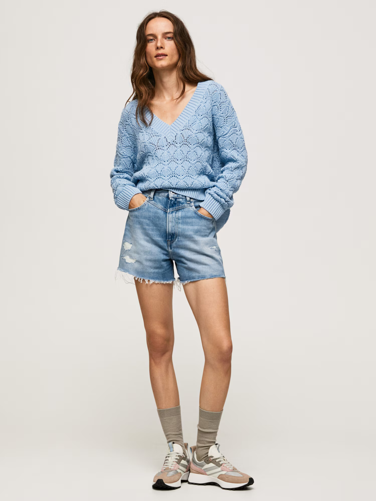 Pepe Jeans Pulover 'Terra' albastru deschis - Pled.ro