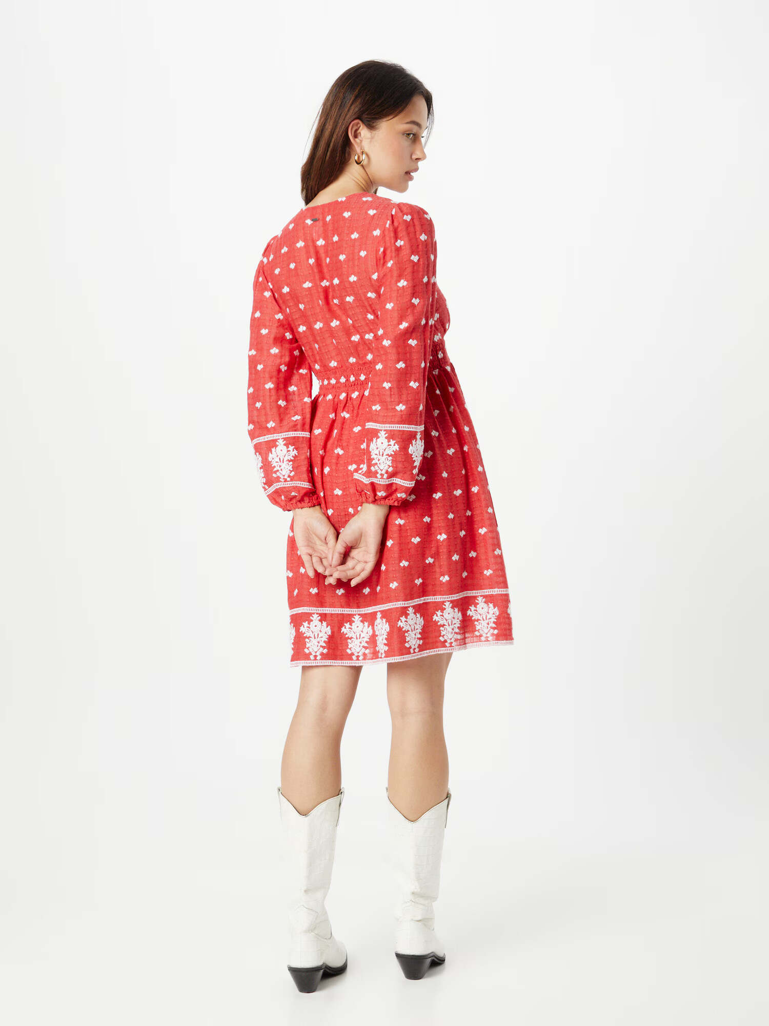 Pepe Jeans Rochie 'BATIA' roșu / alb - Pled.ro