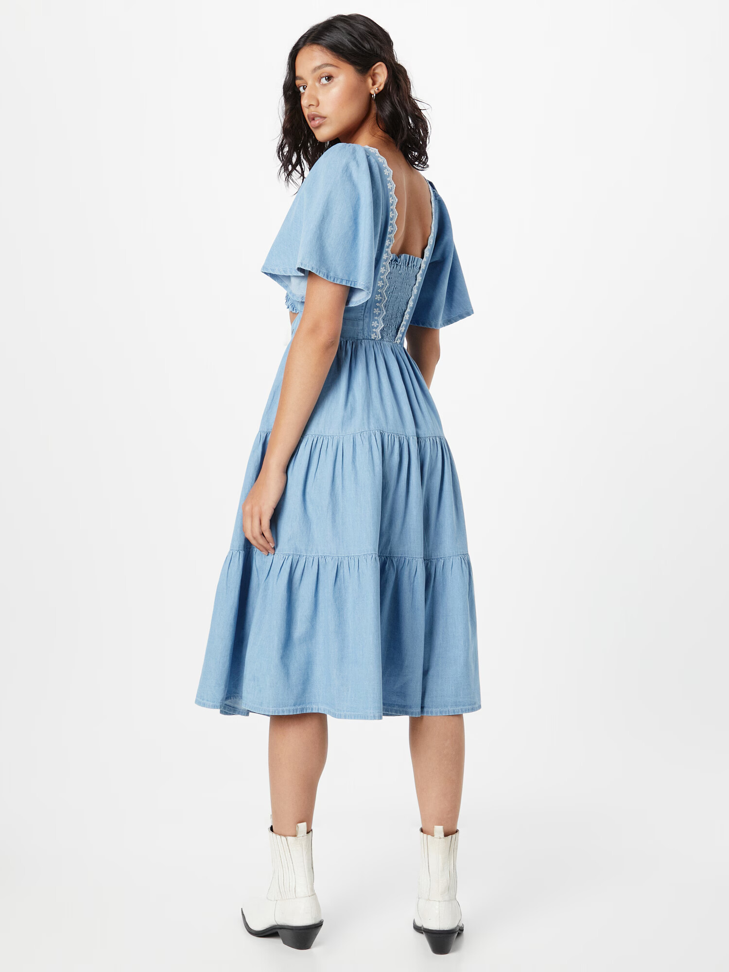 Pepe Jeans Rochie de vară 'AITANA' albastru denim - Pled.ro