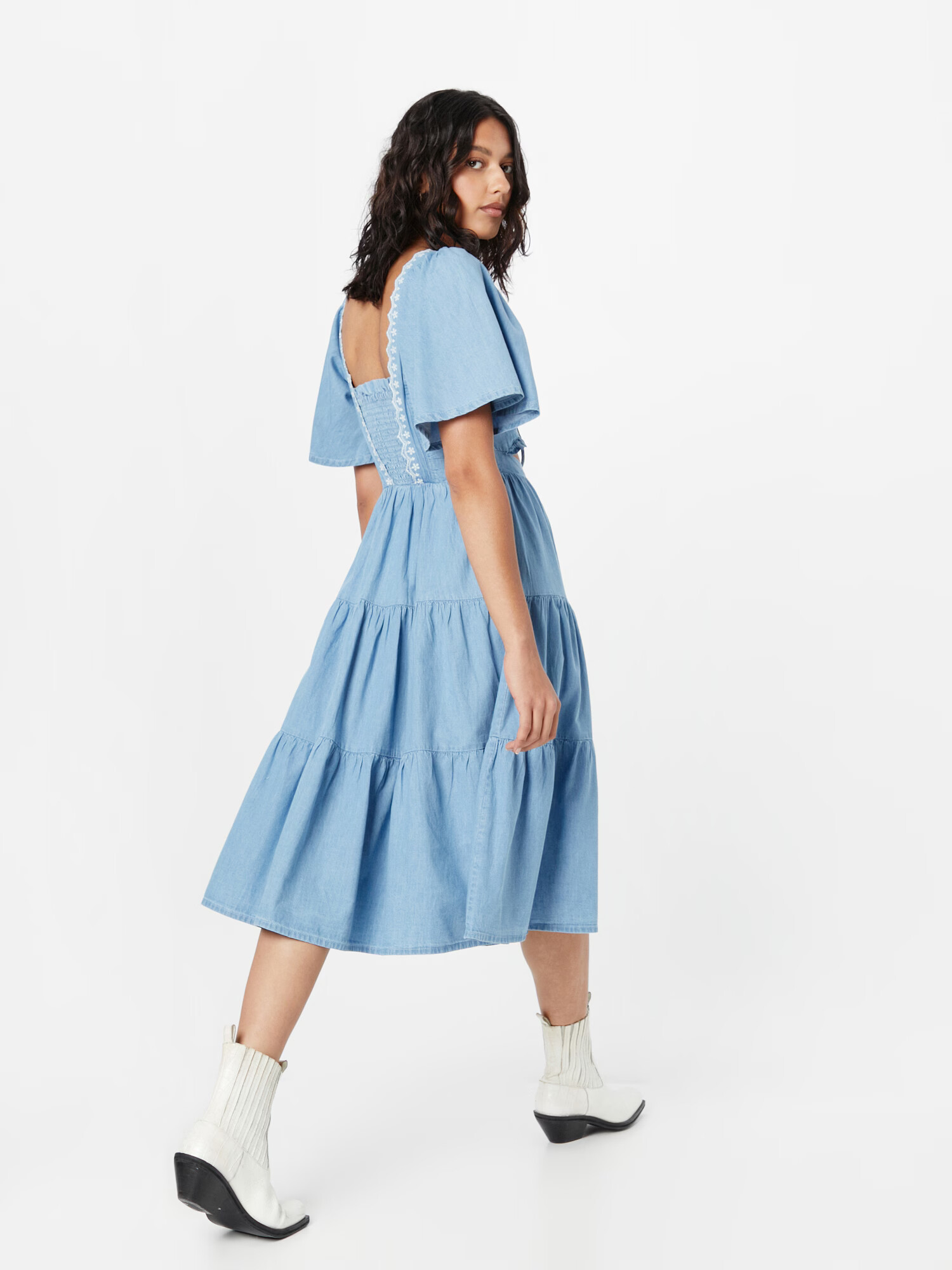 Pepe Jeans Rochie de vară 'AITANA' albastru denim - Pled.ro