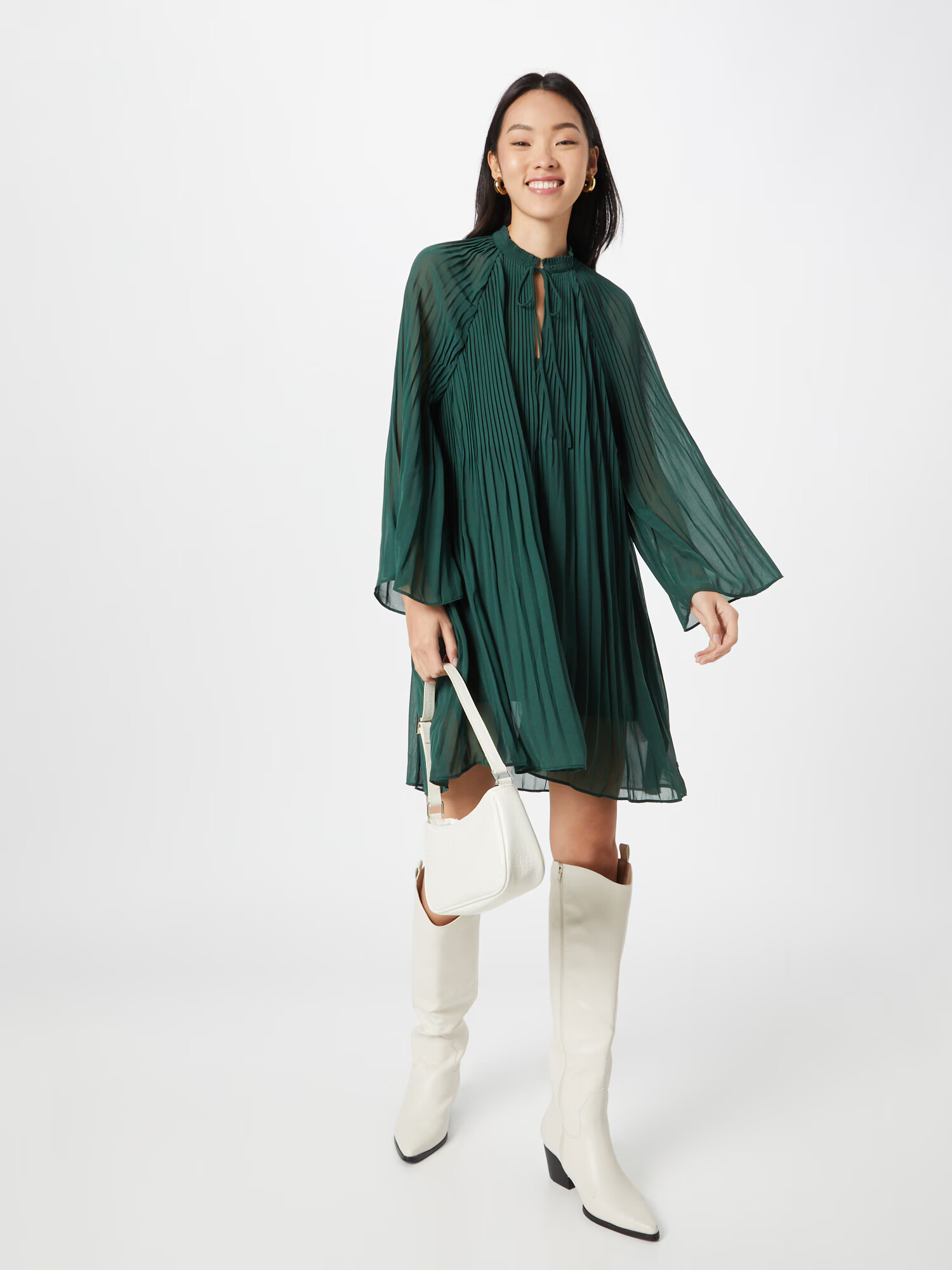 Pepe Jeans Rochie 'DUNIA' verde închis - Pled.ro