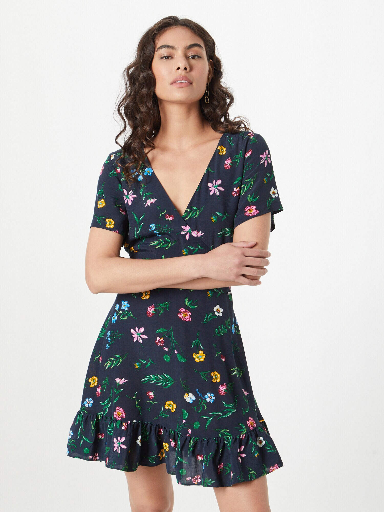 Pepe Jeans Rochie 'Evie' bleumarin / galben / verde / roz - Pled.ro