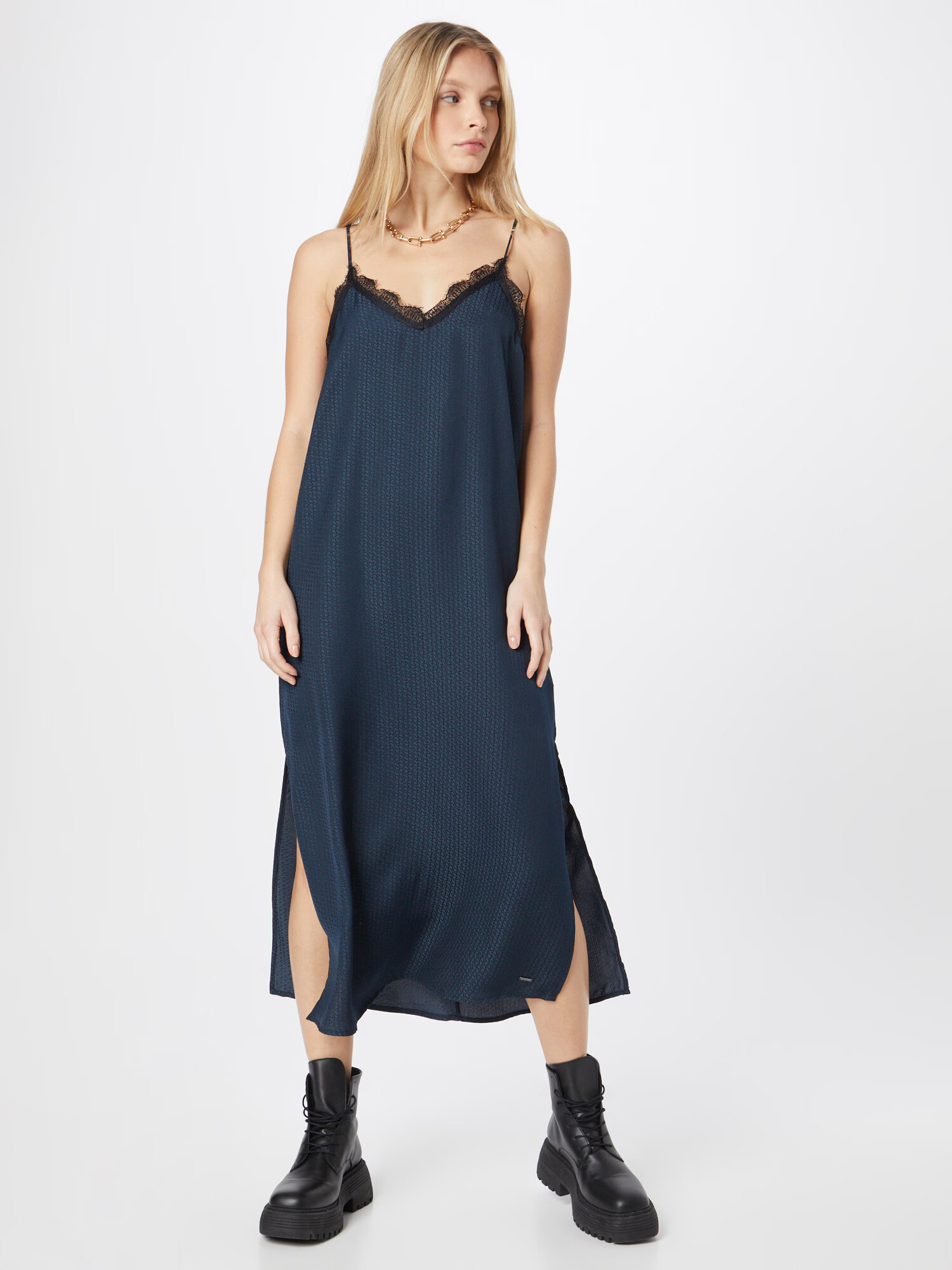 Pepe Jeans Rochie 'LETA' albastru marin / negru - Pled.ro