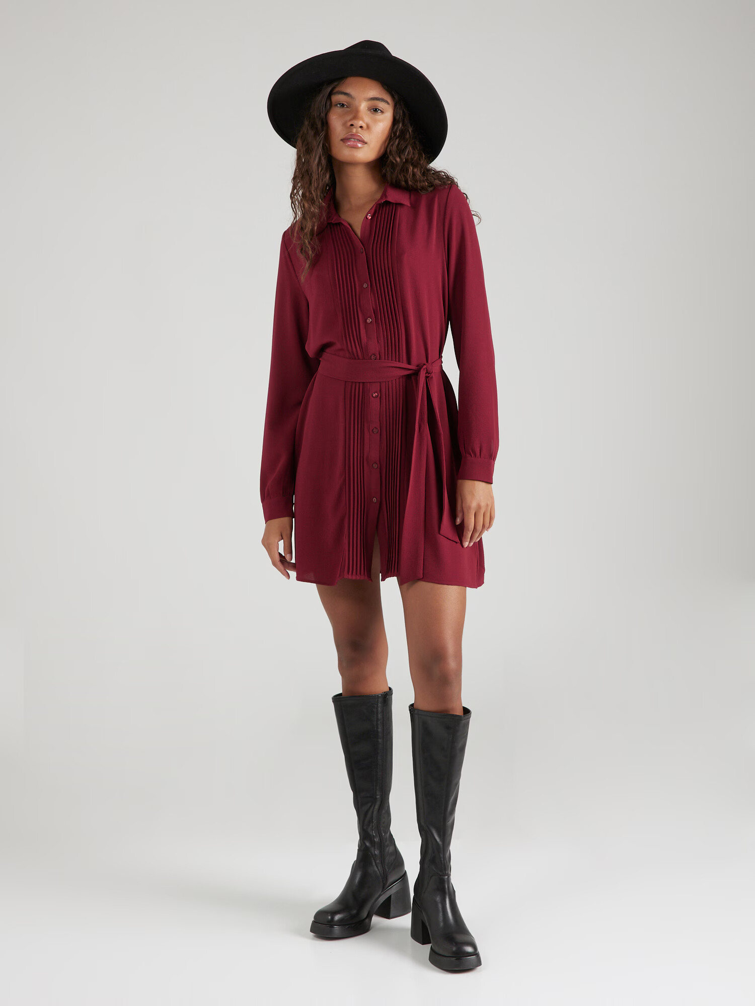 Pepe Jeans Rochie tip bluză 'GISSA' roșu burgundy - Pled.ro