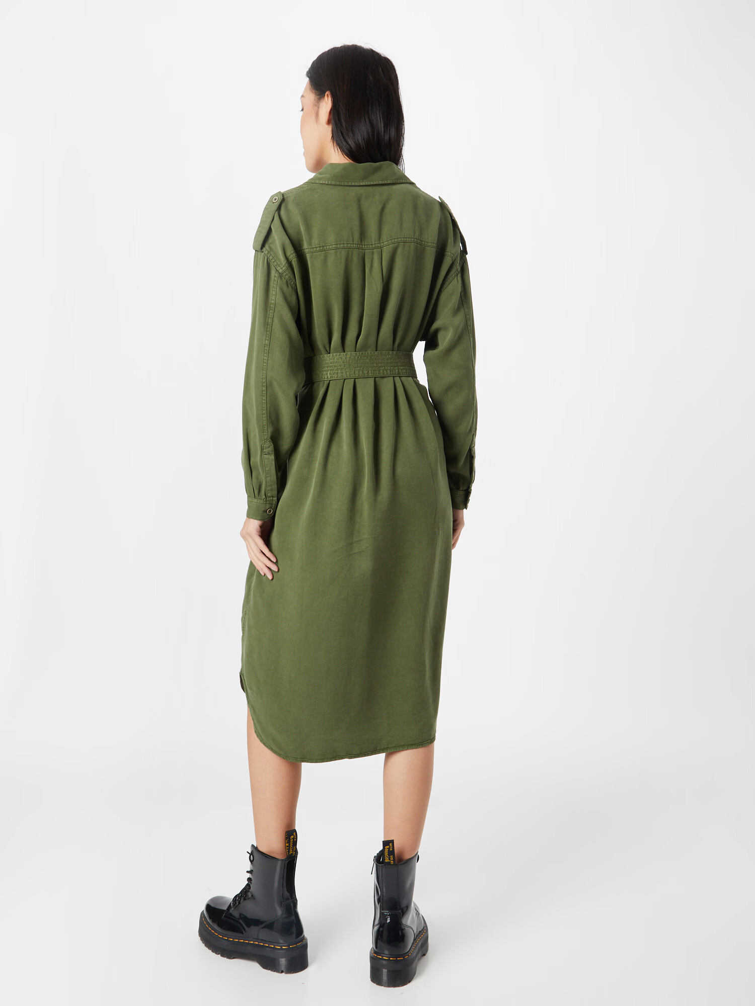 Pepe Jeans Rochie tip bluză 'LIDIA' verde închis - Pled.ro