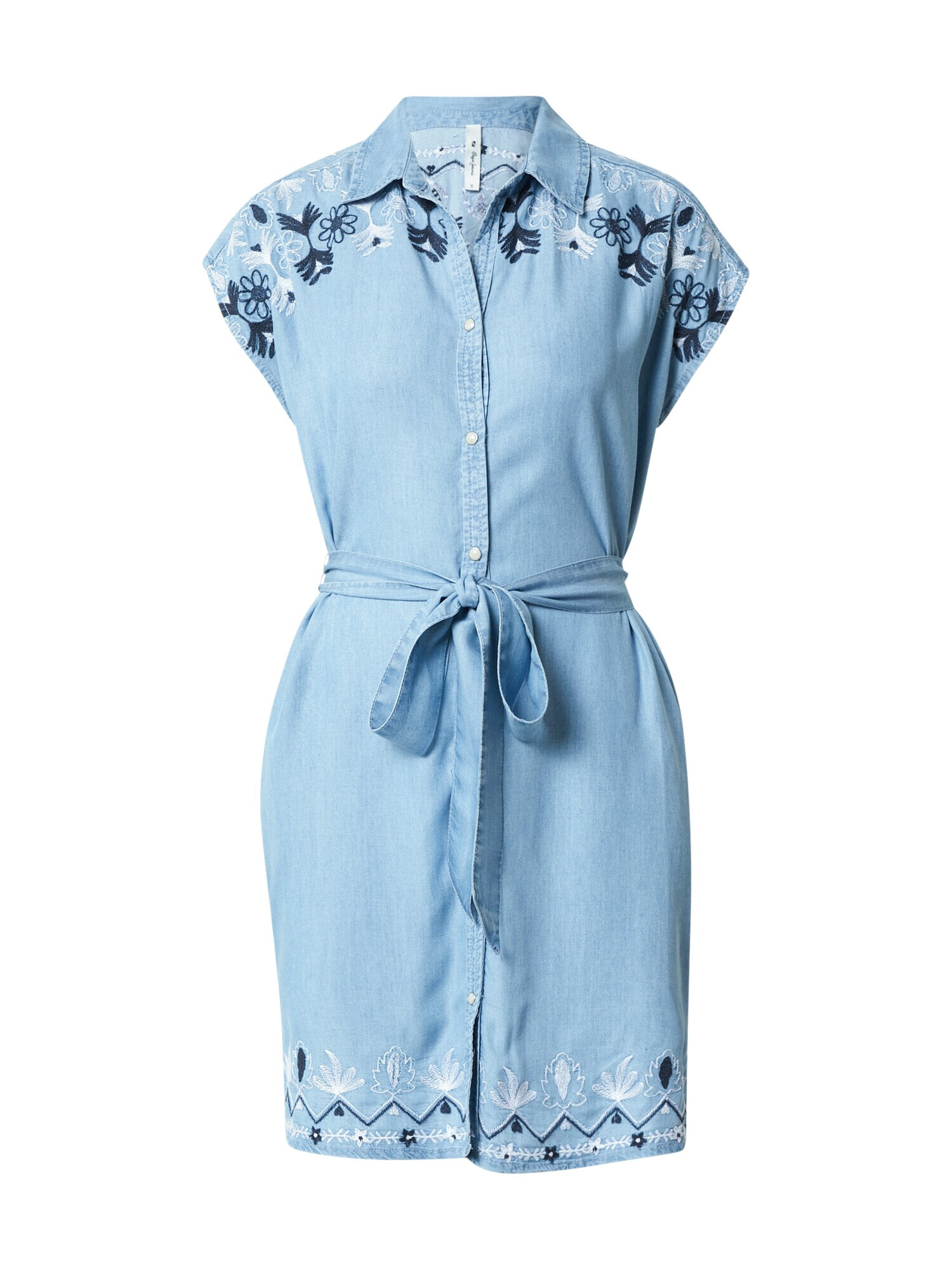 Pepe Jeans Rochie tip bluză 'RIO' albastru deschis / albastru închis / alb - Pled.ro