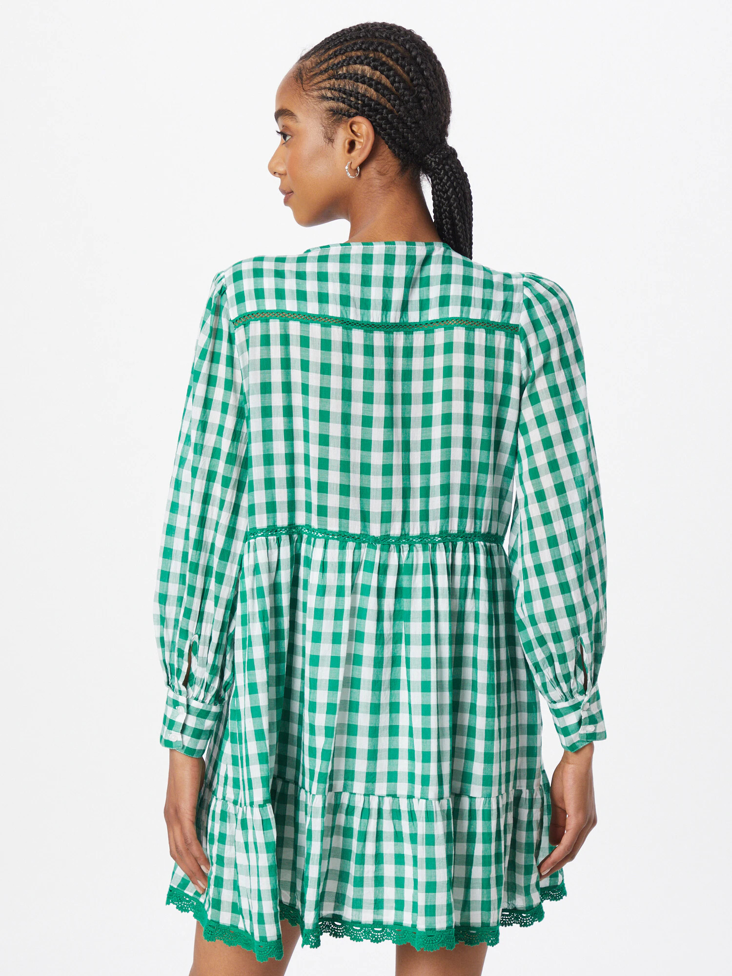 Pepe Jeans Rochie verde / alb - Pled.ro