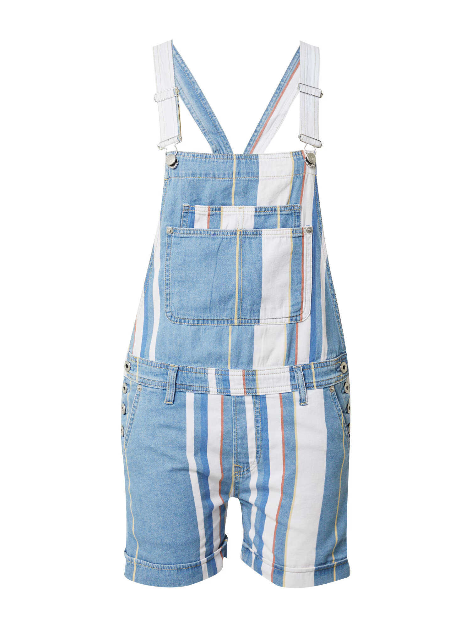 Pepe Jeans Salopeta 'ABBY' albastru denim / galben închis / portocaliu / alb - Pled.ro