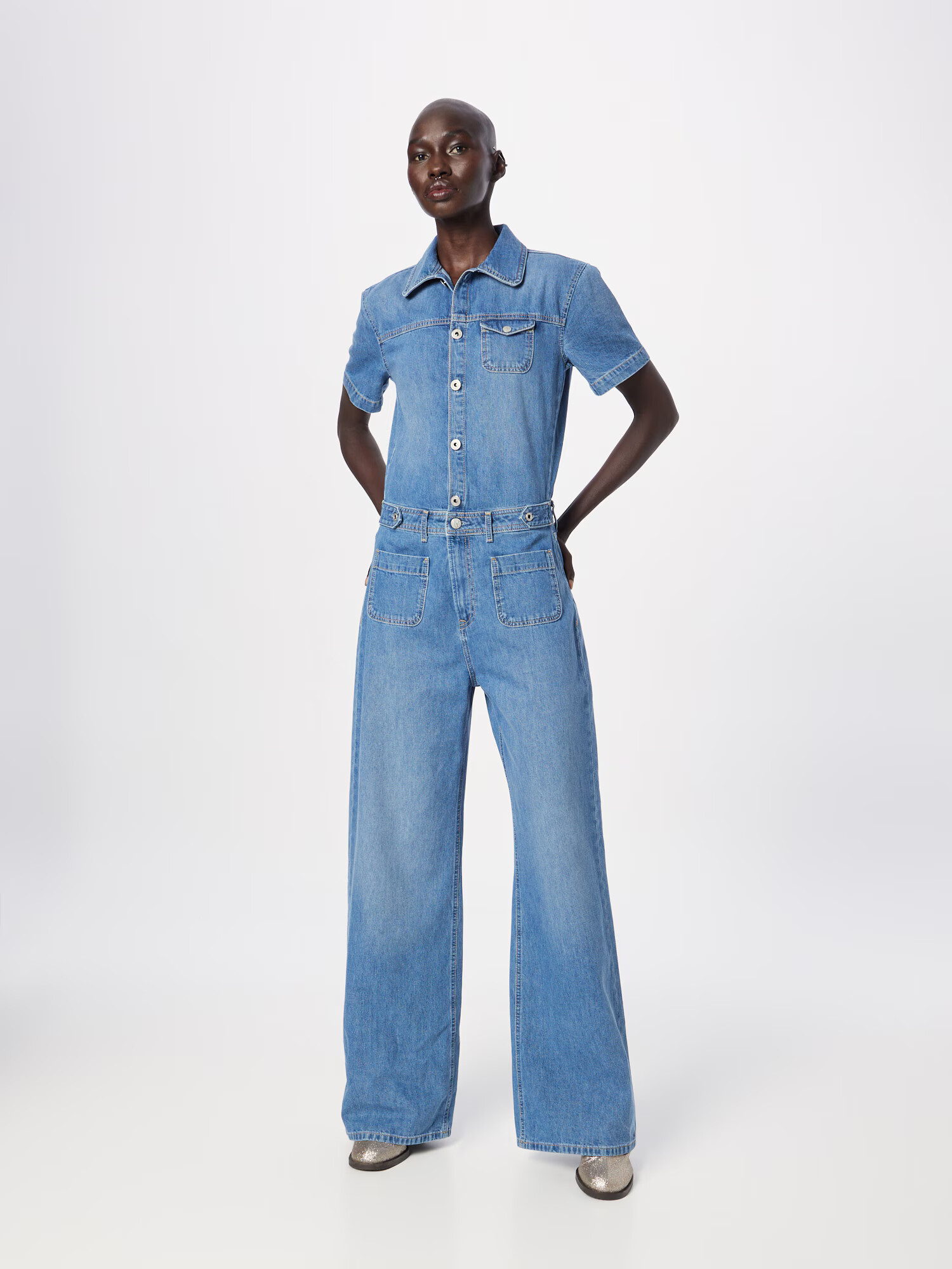 Pepe Jeans Salopeta 'EVELYN' albastru denim - Pled.ro