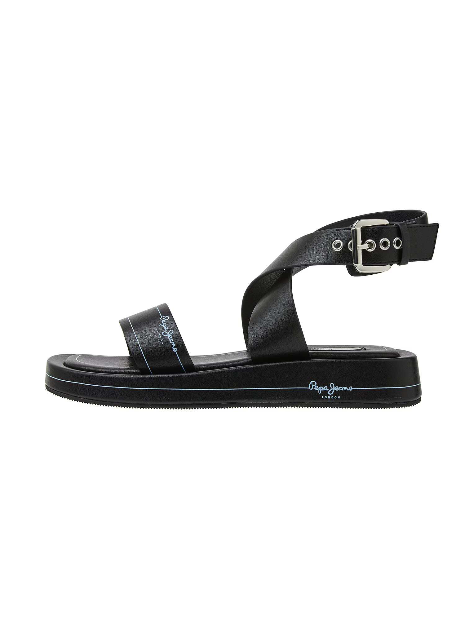 Pepe Jeans Sandale albastru deschis / negru / argintiu - Pled.ro