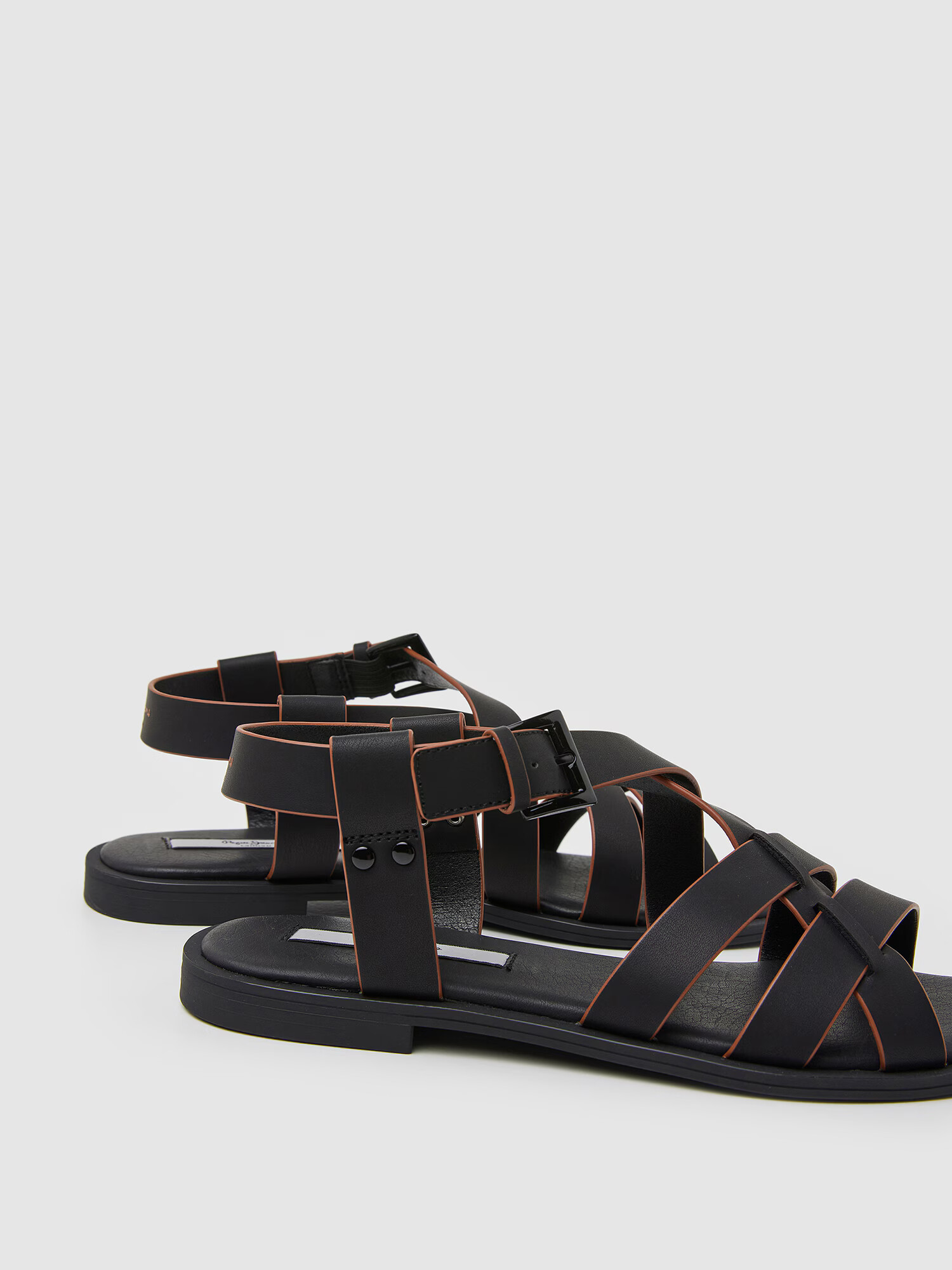 Pepe Jeans Sandale 'HAYES ROME' negru - Pled.ro